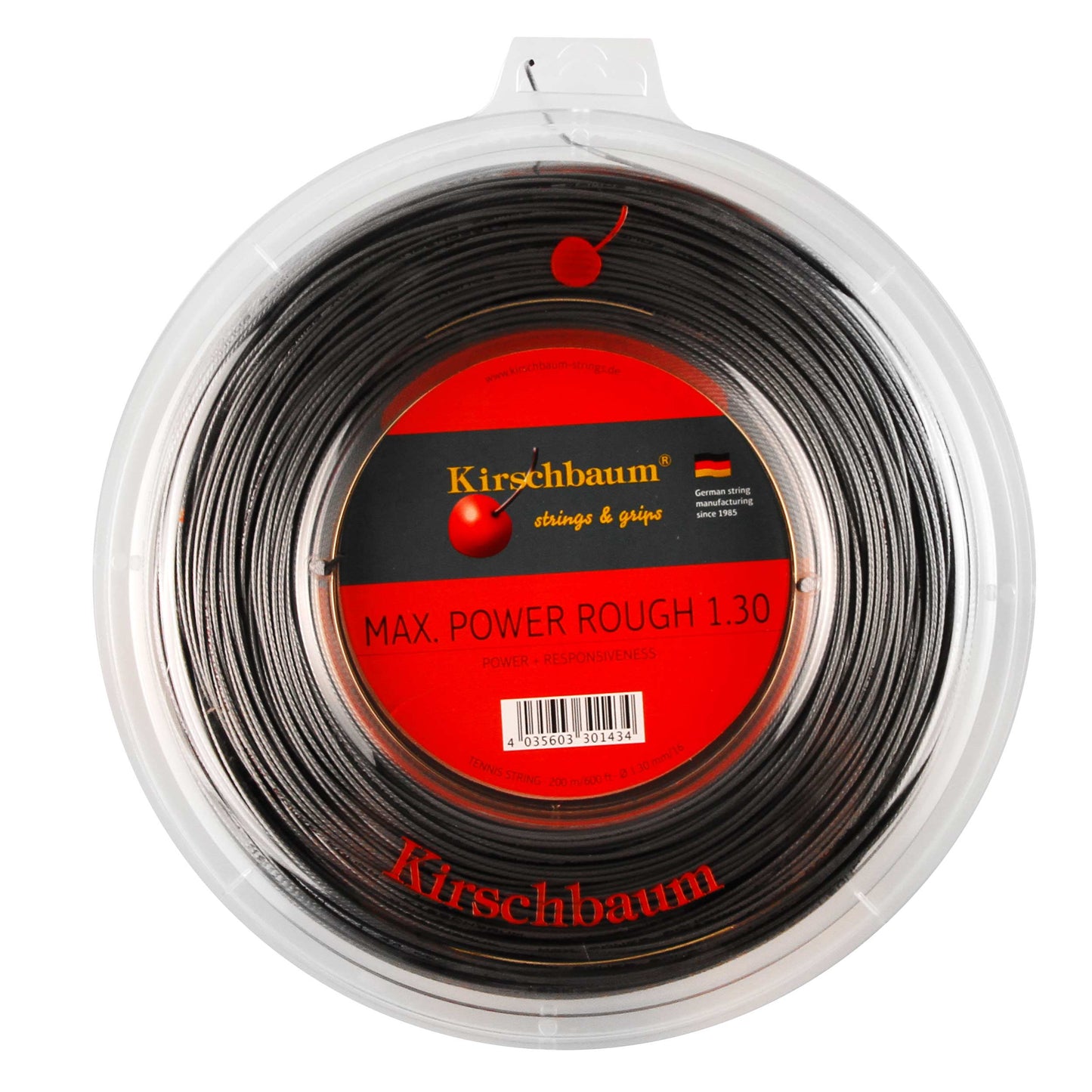 Kirschbaum Max Power Rough Rotolo Di Corde 200m-Antracite Kirschbaum Max Power Rough Rotolo Di Corde 200m-Antracite