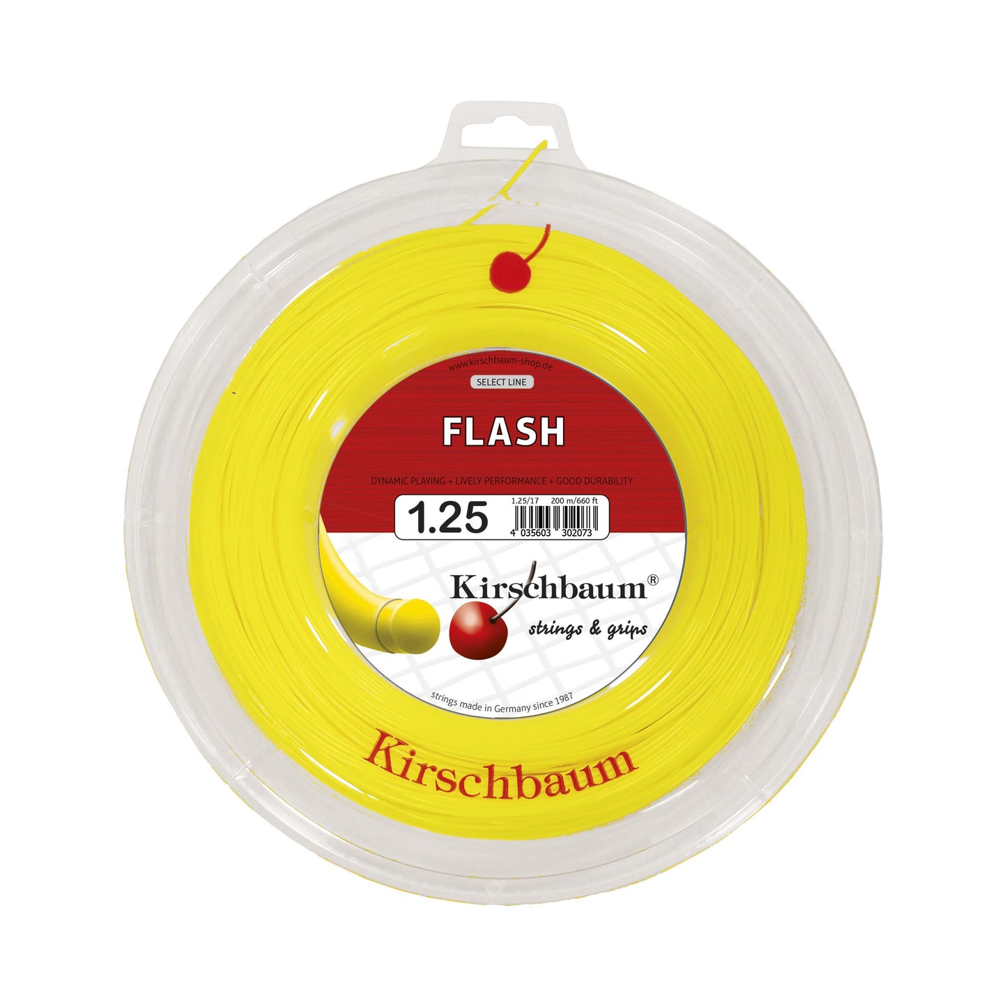 Kirschbaum Flash Rotolo Di Corde 200m-Giallo Kirschbaum Flash Rotolo Di Corde 200m-Giallo