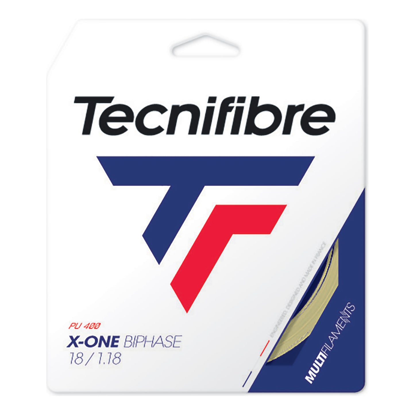 Tecnifibre X-One Biphase 12m Set Di Corde-Colori Naturali Tecnifibre X-One Biphase 12m Set Di Corde-Colori Naturali