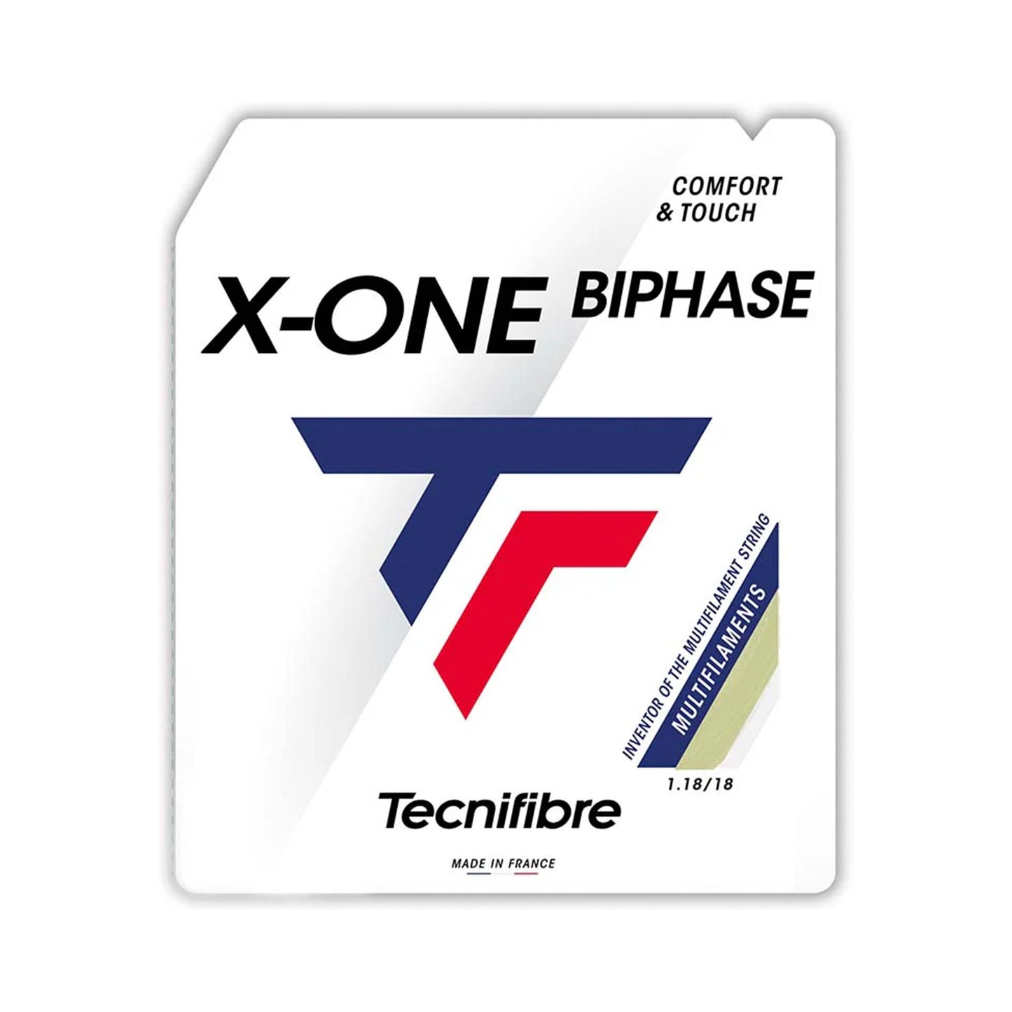 Tecnifibre X-One Biphase 12m Set Di Corde-Colori Naturali Tecnifibre X-One Biphase 12m Set Di Corde-Colori Naturali