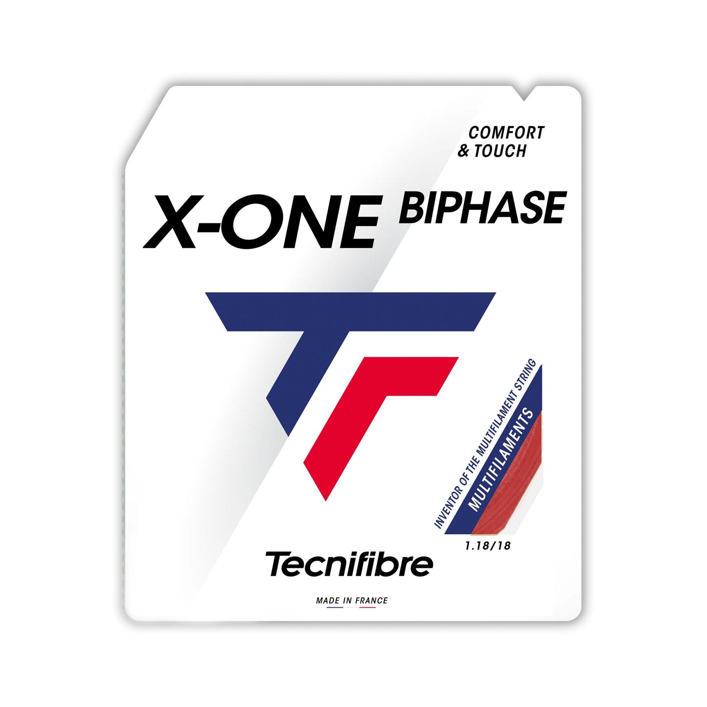 Tecnifibre X-One Biphase 12m Set Di Corde-Rosso Tecnifibre X-One Biphase 12m Set Di Corde-Rosso