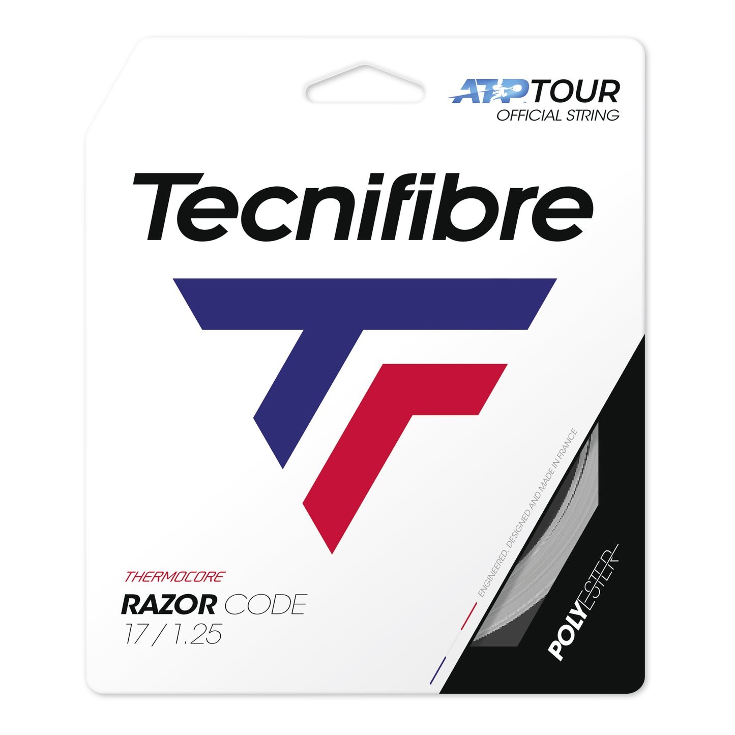 Tecnifibre Razor Code 12m Set Di Corde-Grigio Tecnifibre Razor Code 12m Set Di Corde-Grigio