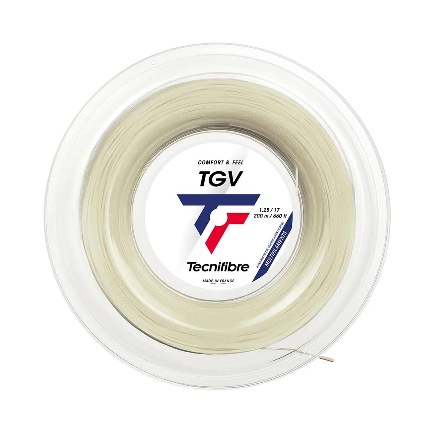 Tecnifibre TGV 200m Rotolo Di Corde-Colori Naturali Tecnifibre TGV 200m Rotolo Di Corde-Colori Naturali