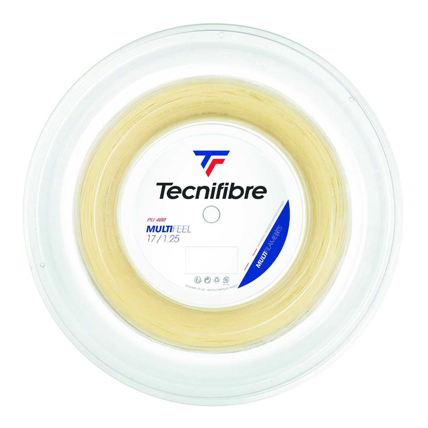 Tecnifibre Multifeel 200m Rotolo Di Corde-Colori Naturali Tecnifibre Multifeel 200m Rotolo Di Corde-Colori Naturali