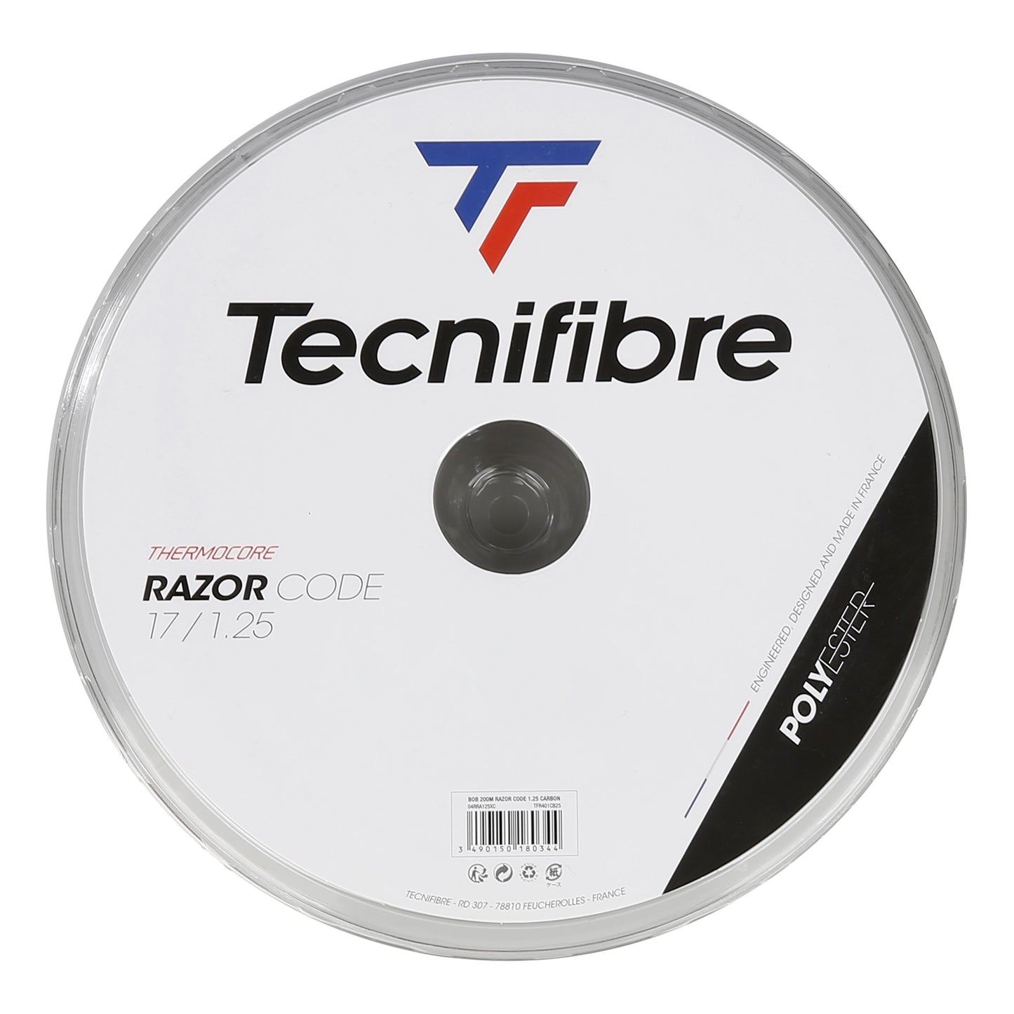 Tecnifibre Razor Code 200m Rotolo Di Corde-Grigio Tecnifibre Razor Code 200m Rotolo Di Corde-Grigio