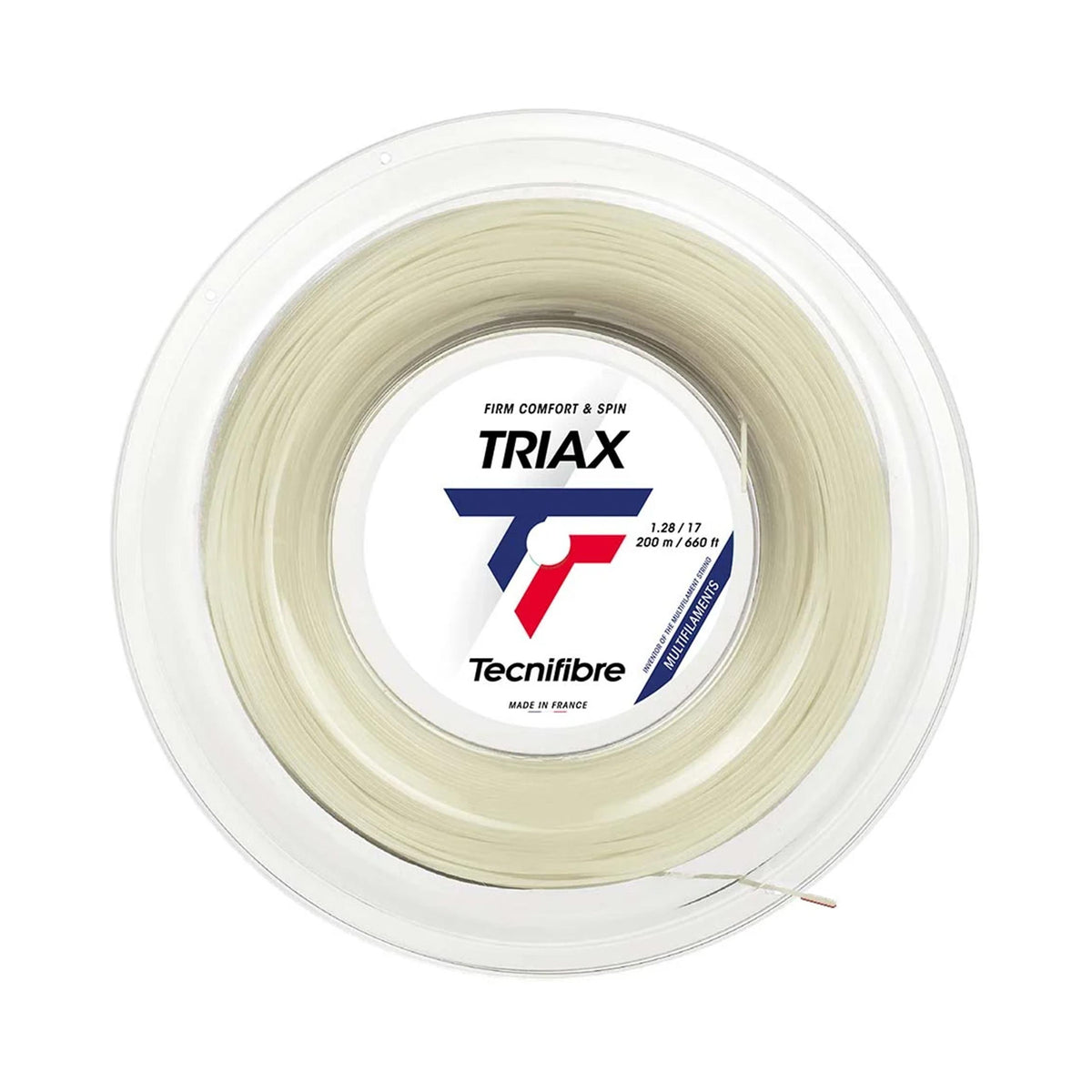 Tecnifibre Triax Rotolo Di Corde 200m-Colori Naturali Tecnifibre Triax Rotolo Di Corde 200m-Colori Naturali