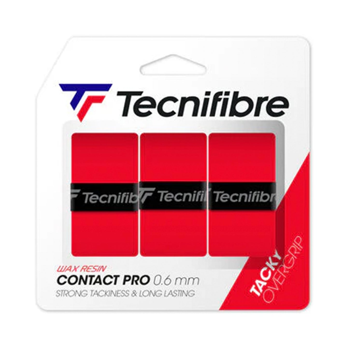 Tecnifibre Contact Pro 3er Confezione Da 3-Rosso Tecnifibre Contact Pro 3er Confezione Da 3-Rosso