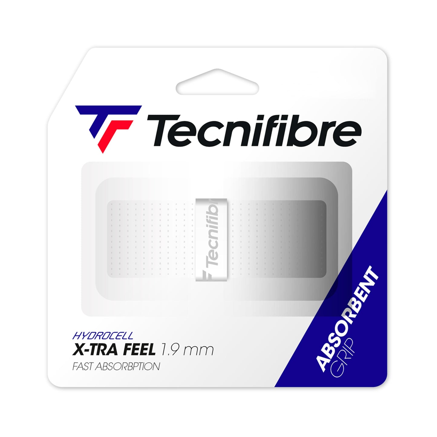 Tecnifibre X-Tra Feel ATP Confezione da 1 - bianco Tecnifibre X-Tra Feel ATP Confezione da 1 - bianco