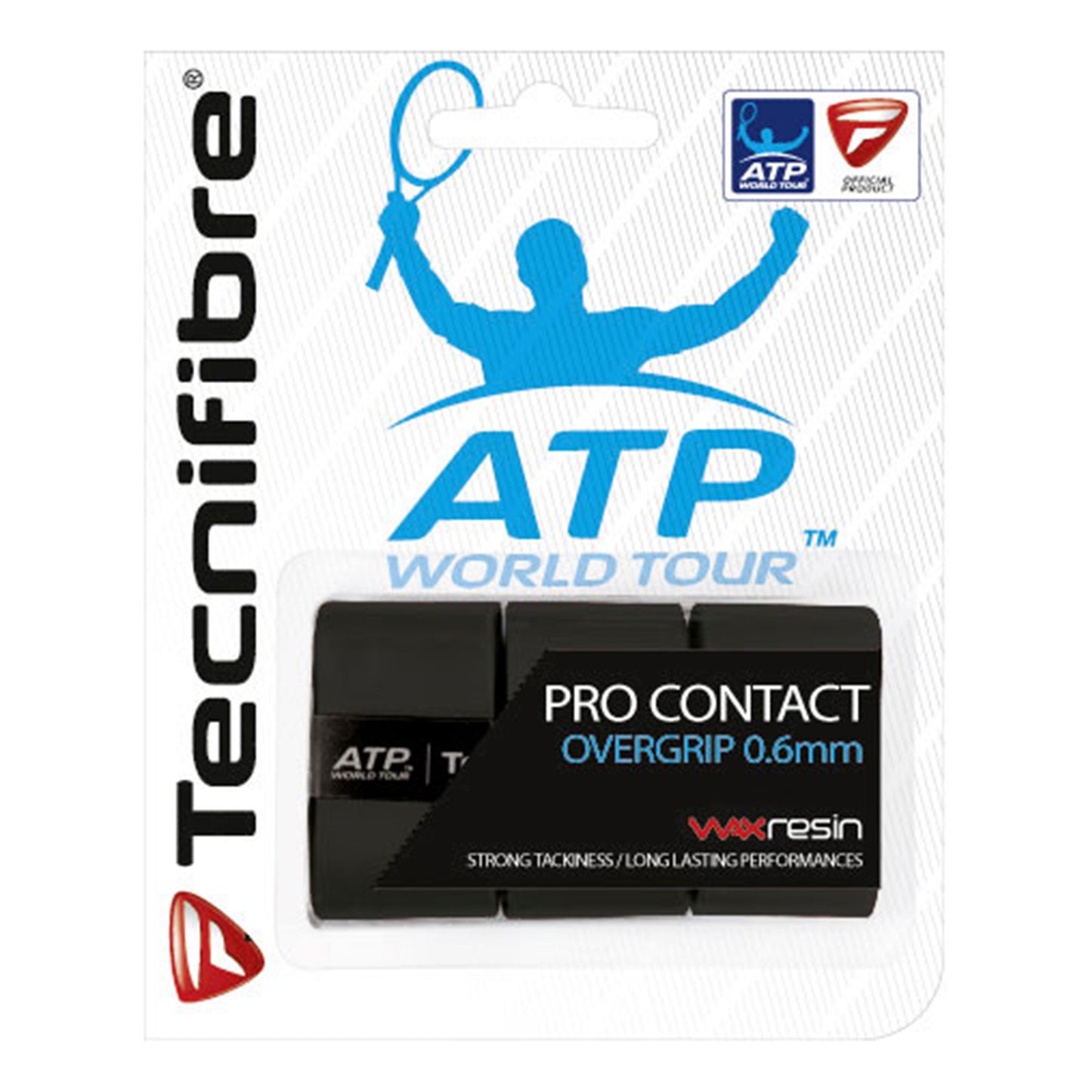 Tecnifibre Contact Pro 3er Confezione da 3 - nero Tecnifibre Contact Pro 3er Confezione da 3 - nero