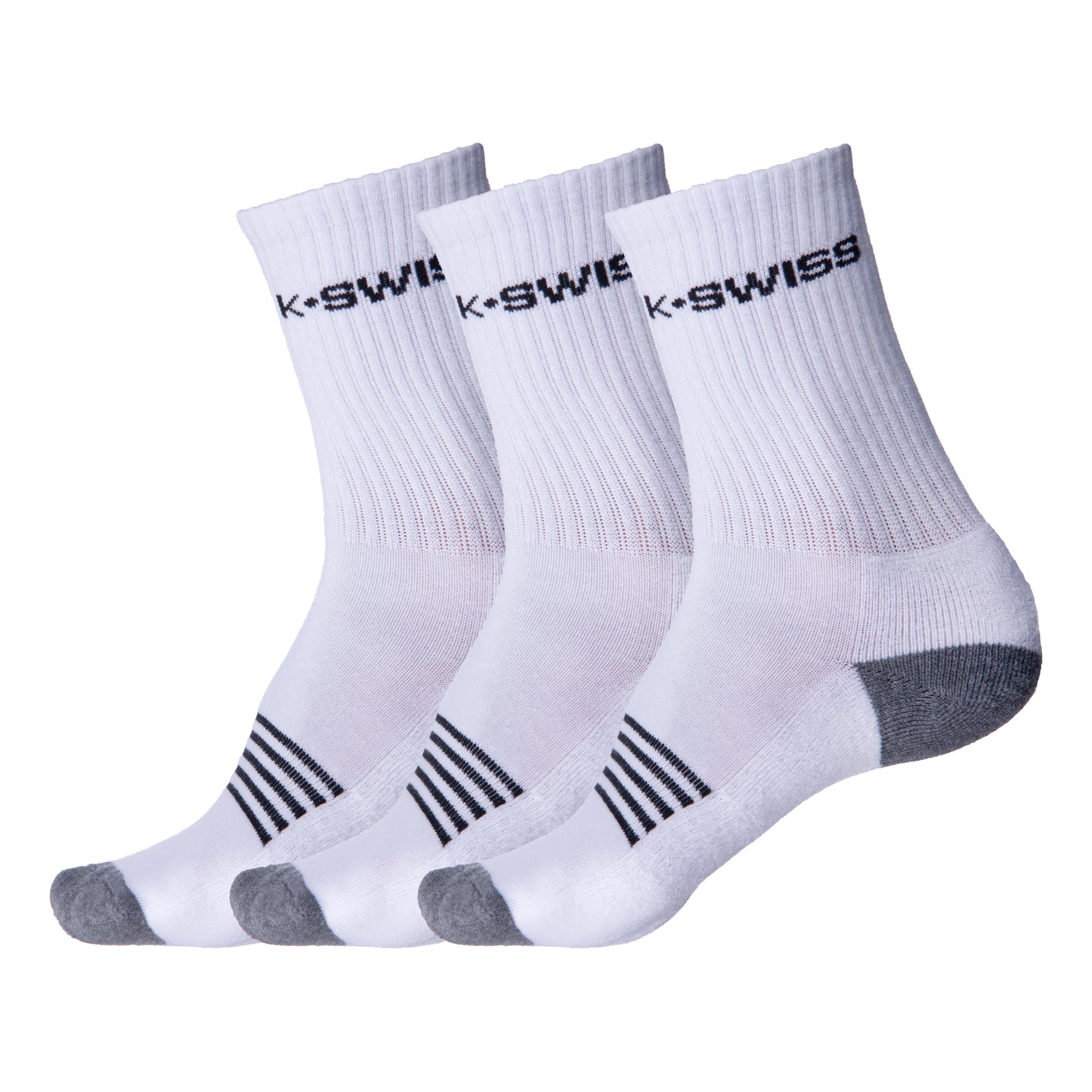 K-Swiss Calzini Da Tennis Confezione Da 3 Uomini-Bianco,Nero K-Swiss Calzini Da Tennis Confezione Da 3 Uomini-Bianco,Nero
