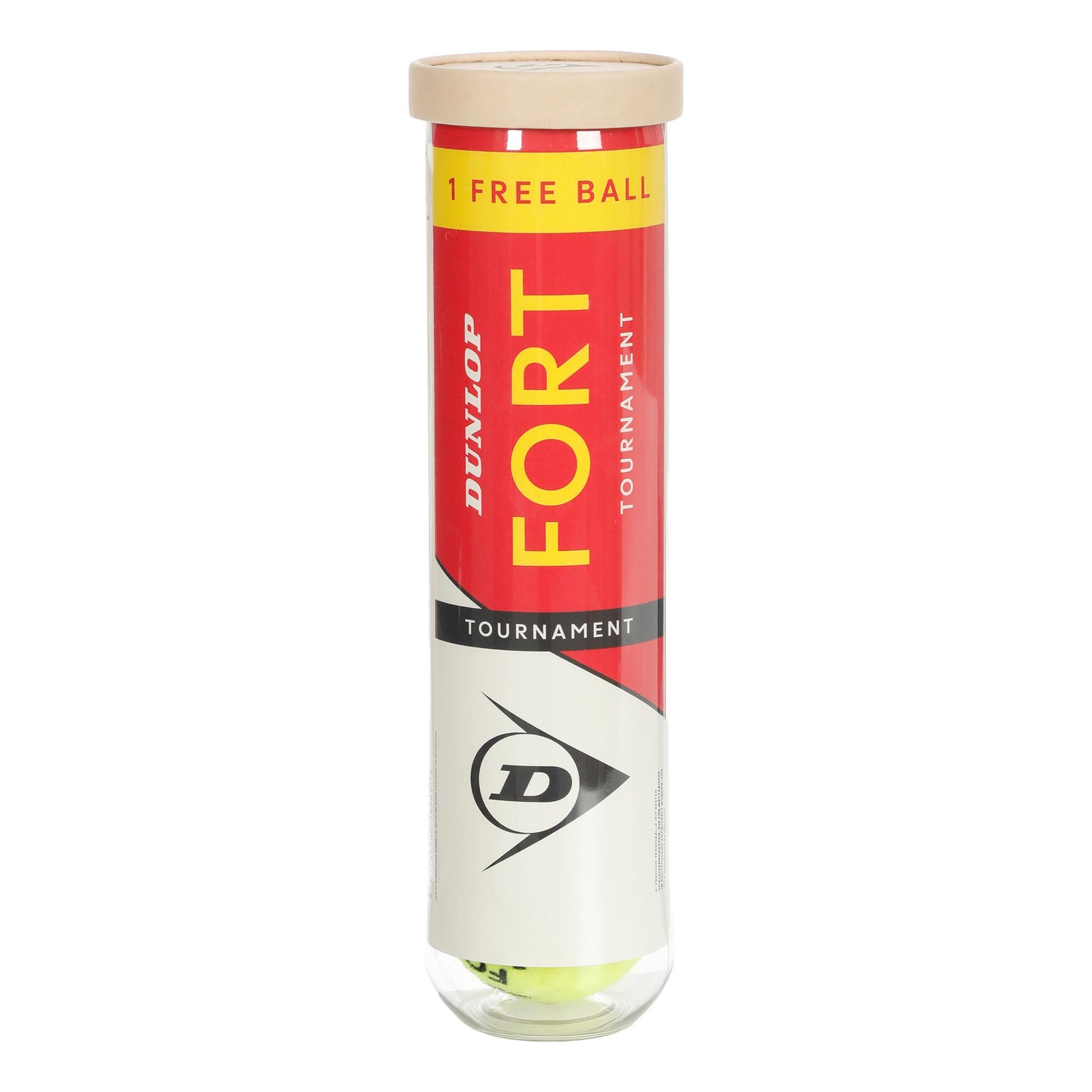 Dunlop Fort Tournament One Ball Free Tubo Da 4 Dunlop Fort Tournament One Ball Free Tubo Da 4