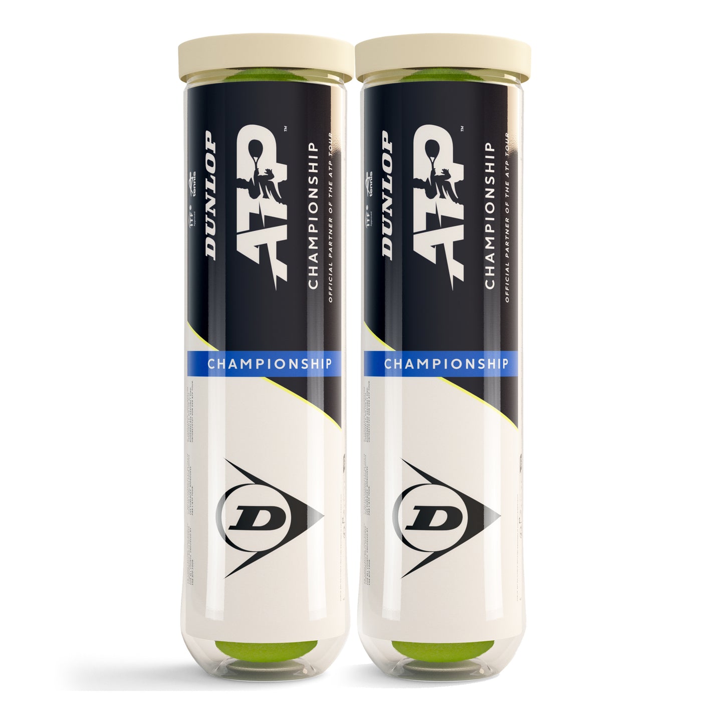 Dunlop ATP Championship Bi Pack 2 Tubi Da 4 Dunlop ATP Championship Bi Pack 2 Tubi Da 4