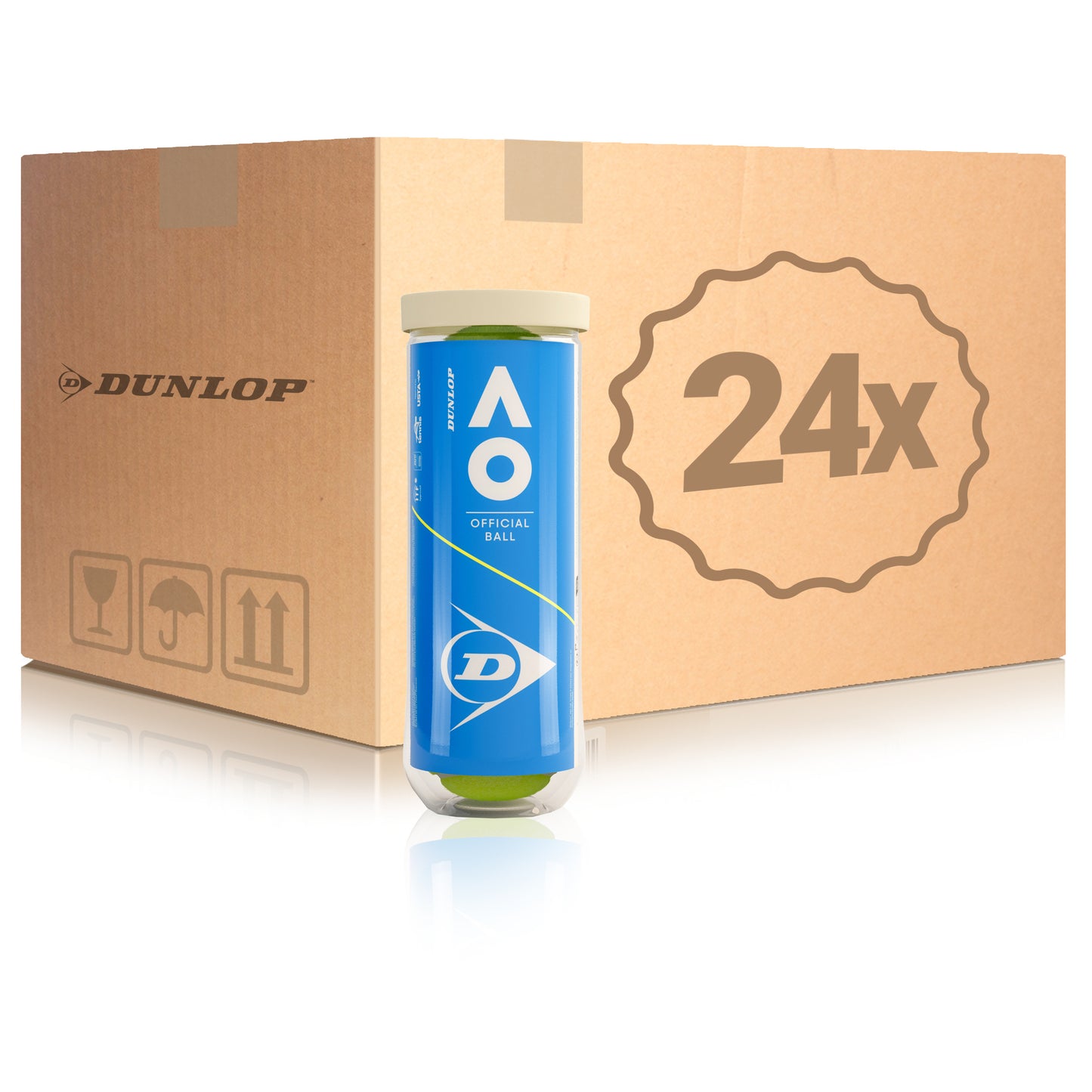 Dunlop 24 tubi da 3 Australian Open Dunlop 24 tubi da 3 Australian Open