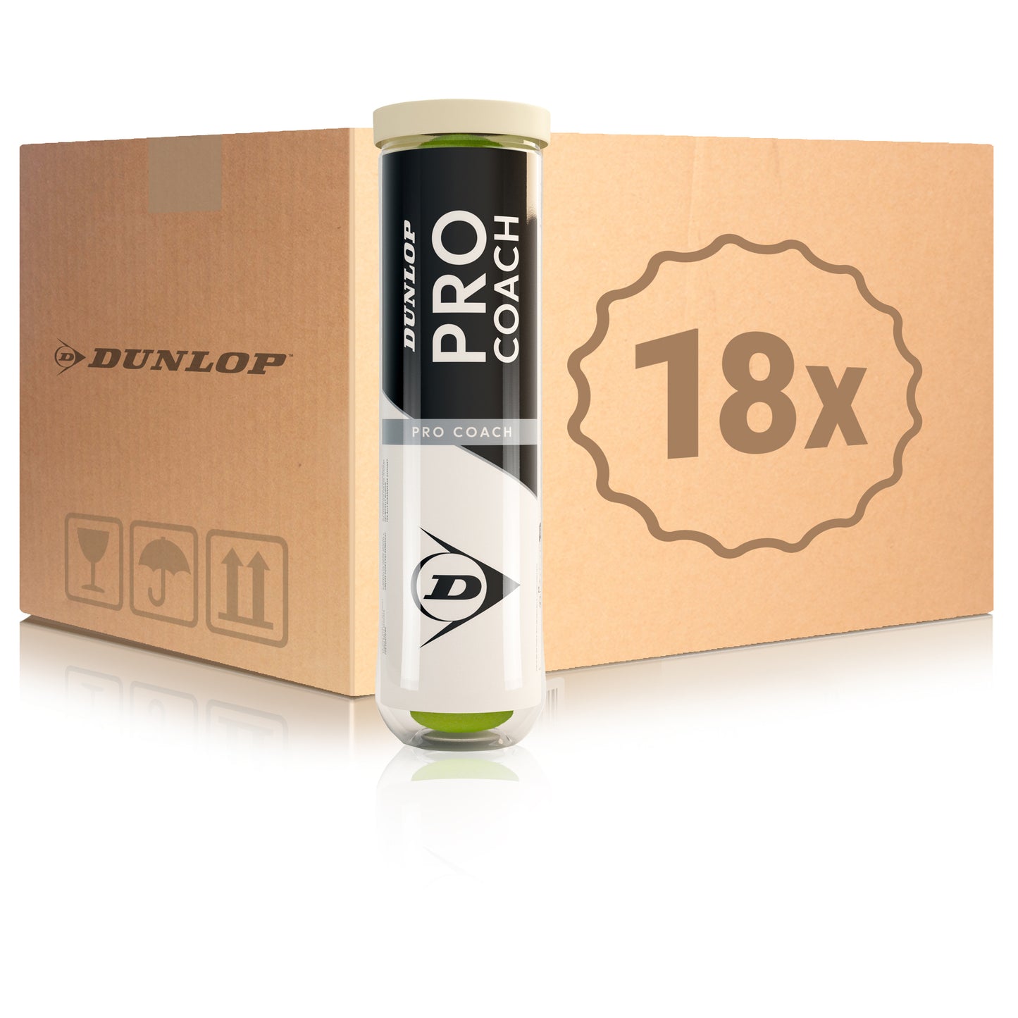 Dunlop 18 tubi da 4 Pro Coach Dunlop 18 tubi da 4 Pro Coach