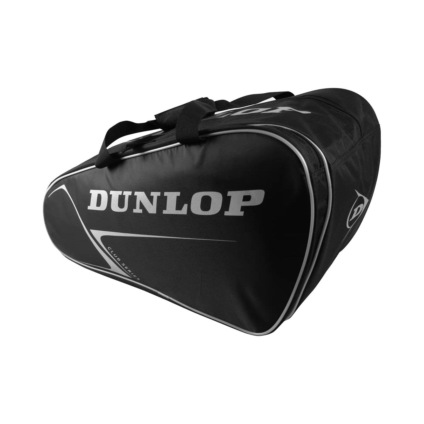 Dunlop Club Borsa Per Racchetta Da Padel-Nero,Argento Dunlop Club Borsa Per Racchetta Da Padel-Nero,Argento