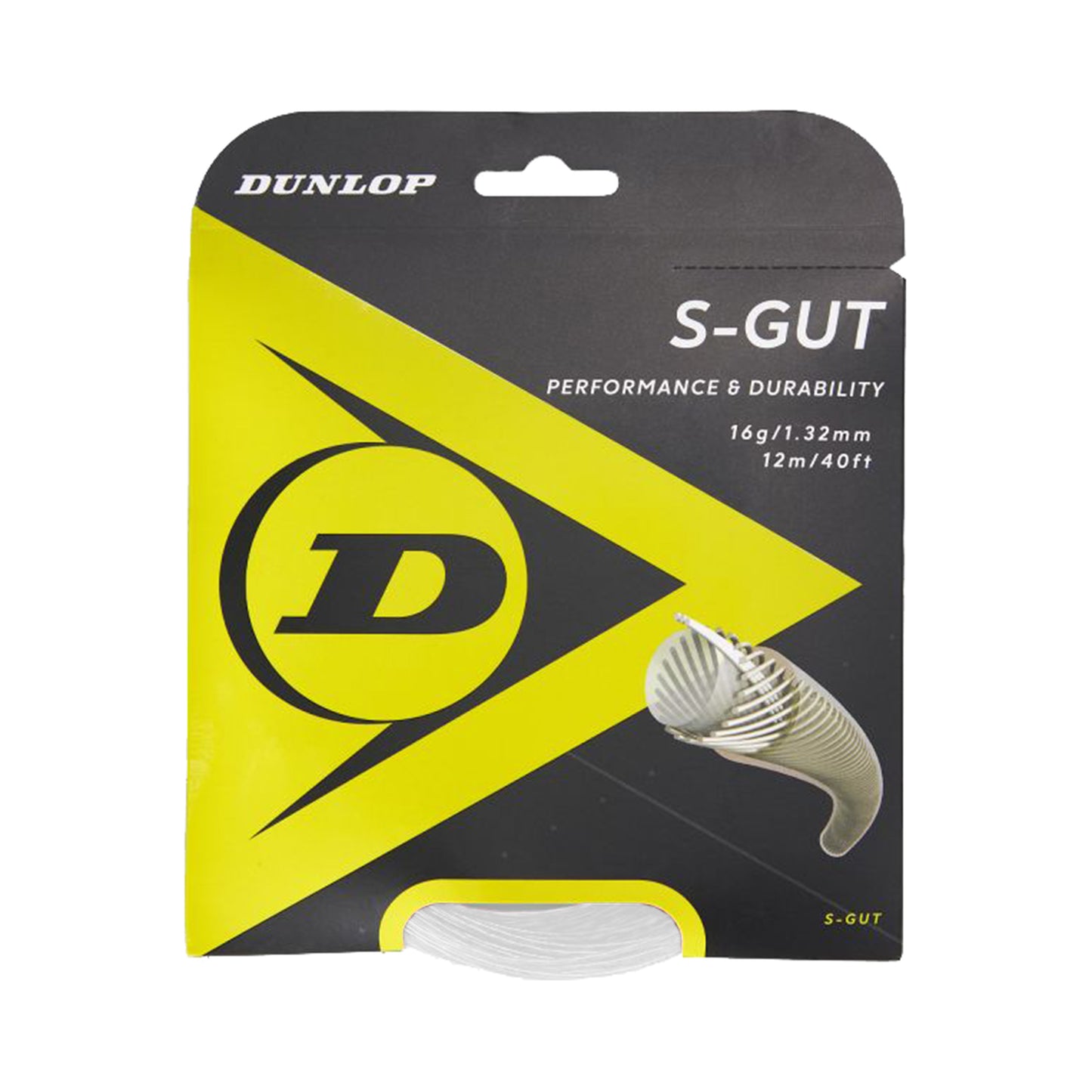 Dunlop S-Gut Set Di Corde 12m-Bianco Dunlop S-Gut Set Di Corde 12m-Bianco