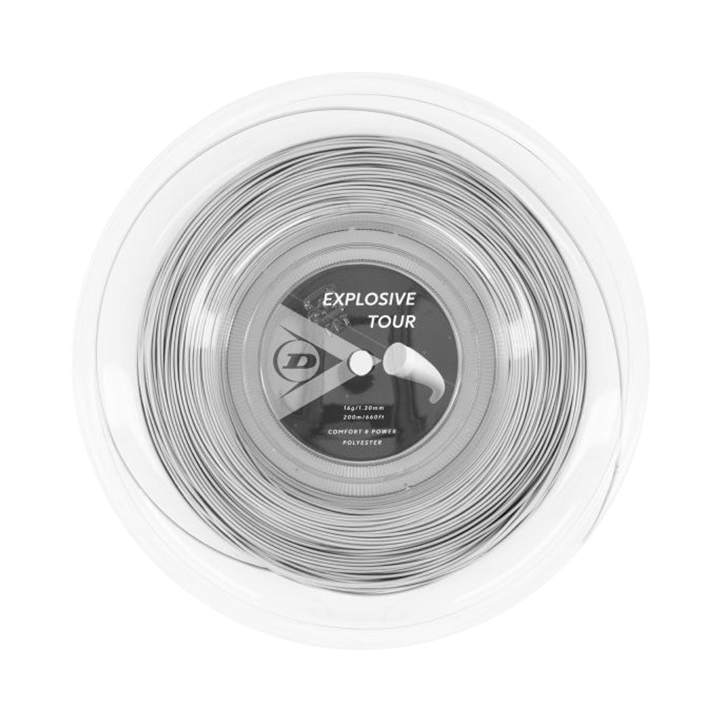 Dunlop Explosive Tour Rotolo Di Corde 200m-Argento Dunlop Explosive Tour Rotolo Di Corde 200m-Argento
