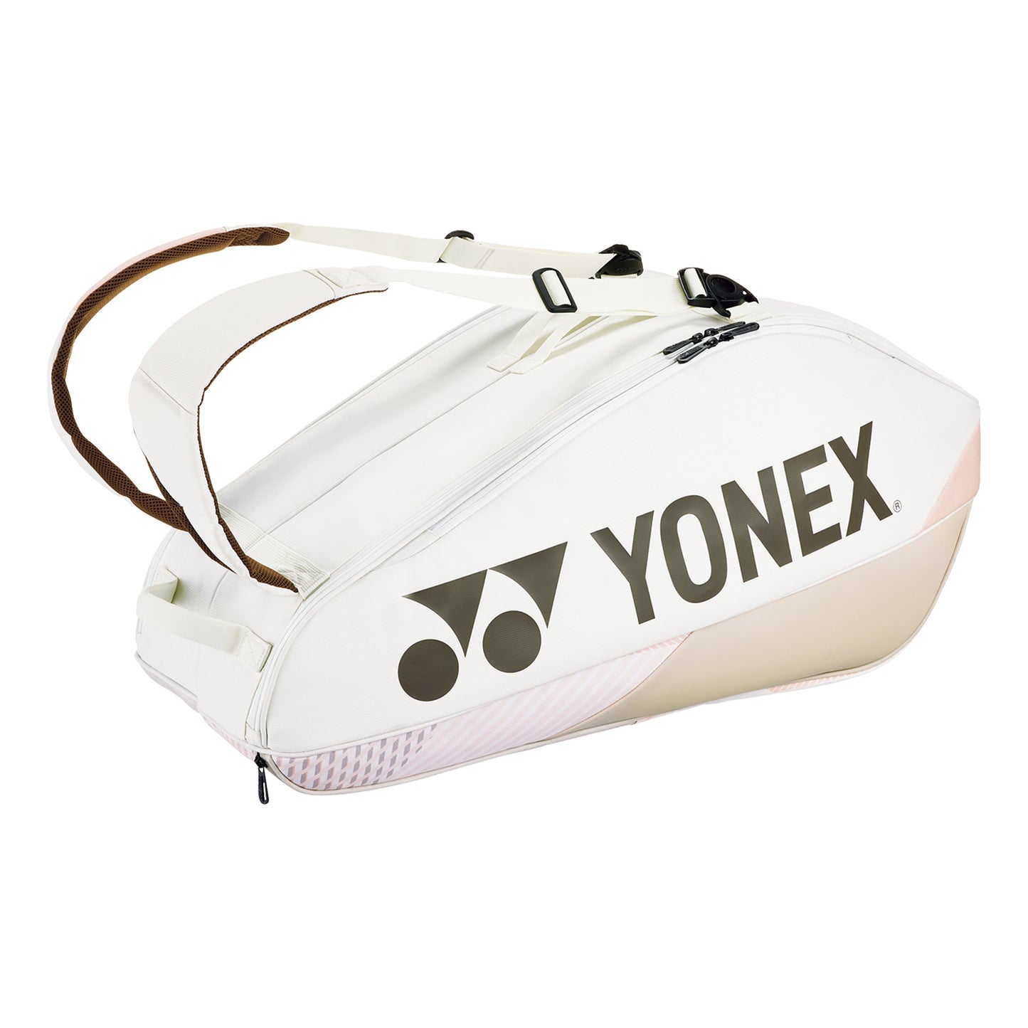 Yonex Pro Racquet Bag Sand Beige Borsa Per Racchetta 8er-Beige,Rosa Yonex Pro Racquet Bag Sand Beige Borsa Per Racchetta 8er-Beige,Rosa