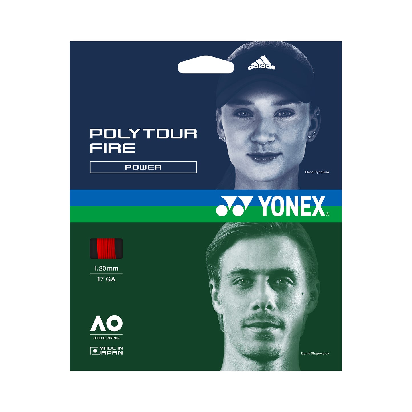 Yonex Poly Tour Fire Set di corde 12m - rosso Yonex Poly Tour Fire Set di corde 12m - rosso