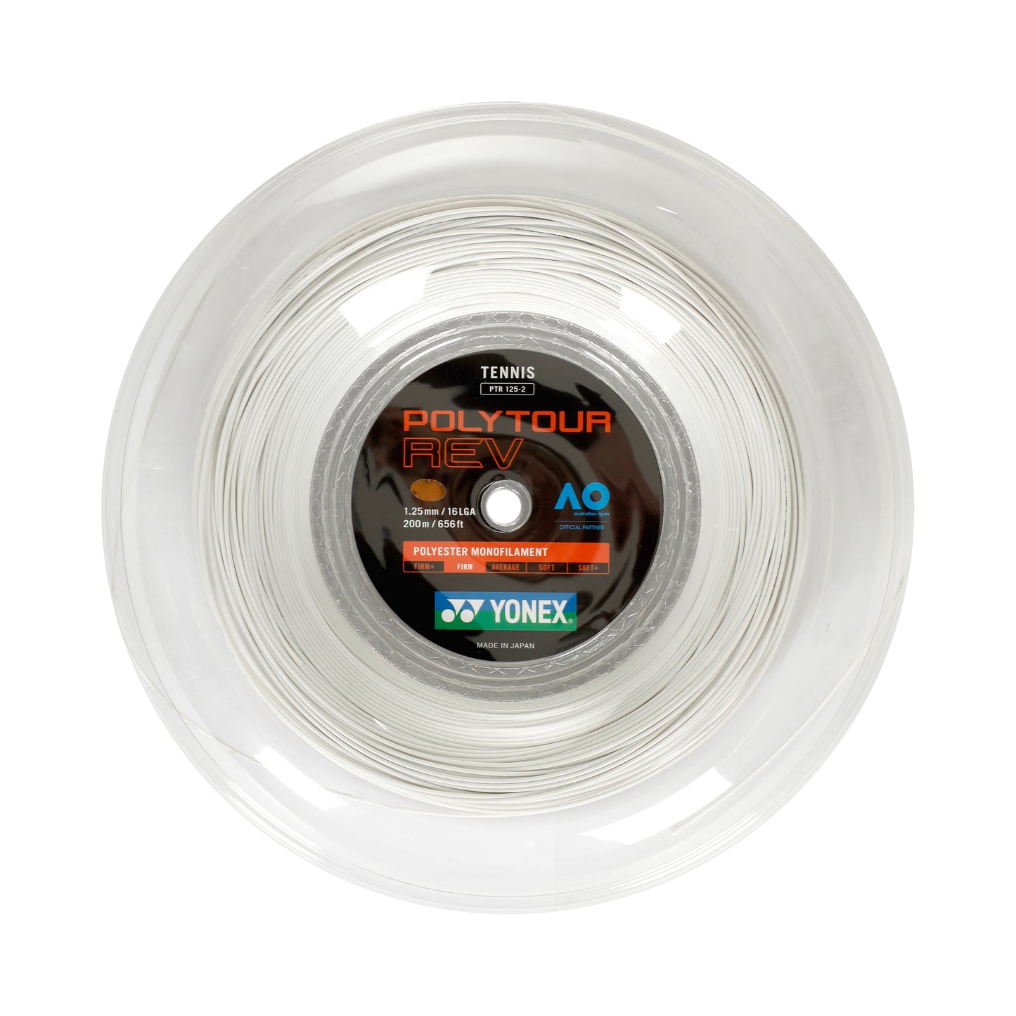Yonex Poly Tour Rev Rotolo Di Corde 200m-Bianco Yonex Poly Tour Rev Rotolo Di Corde 200m-Bianco