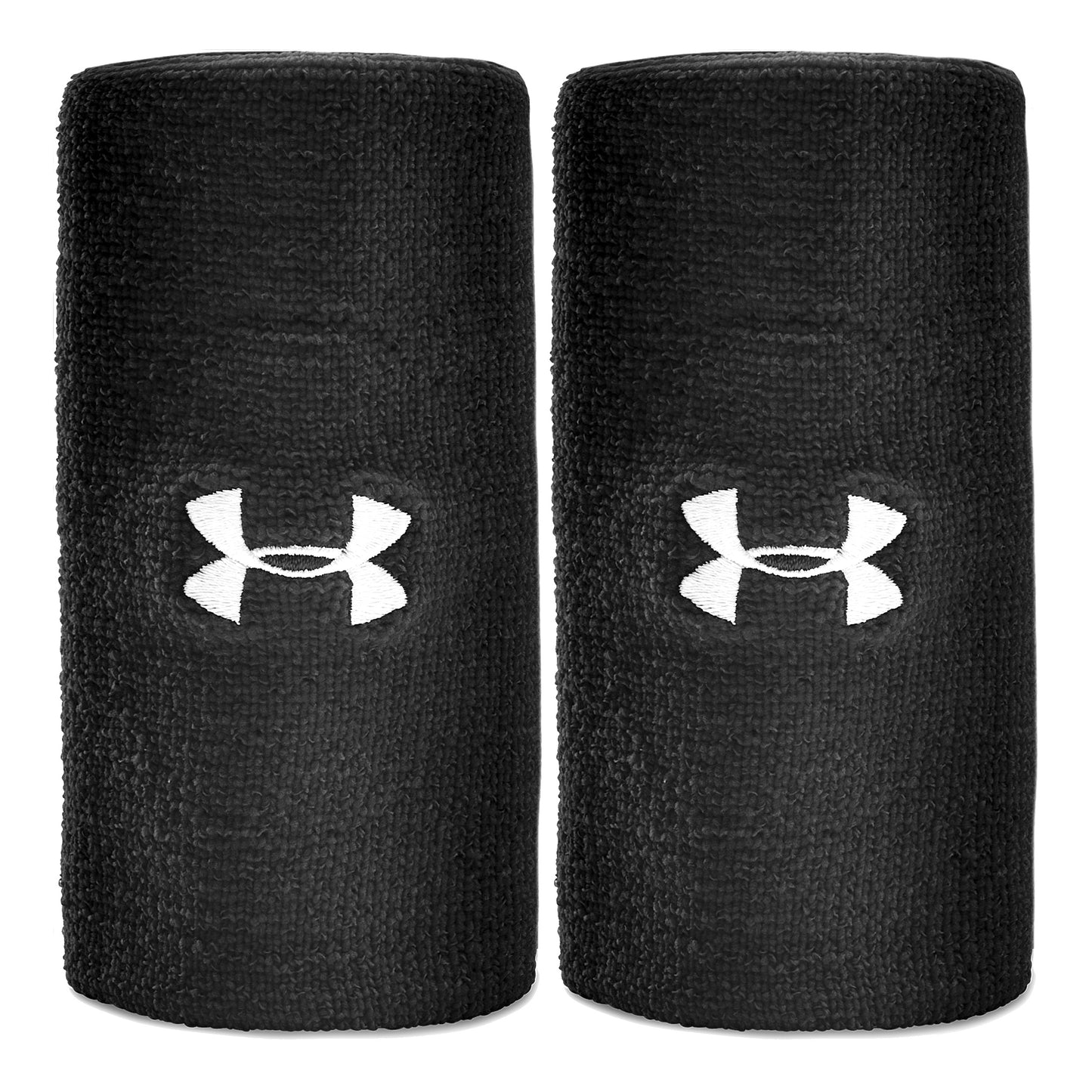 Under Armour Performance Polsino anti sudore Confezione da 2 lungo - nero, bianco Under Armour Performance Polsino anti sudore Confezione da 2 lungo - nero, bianco
