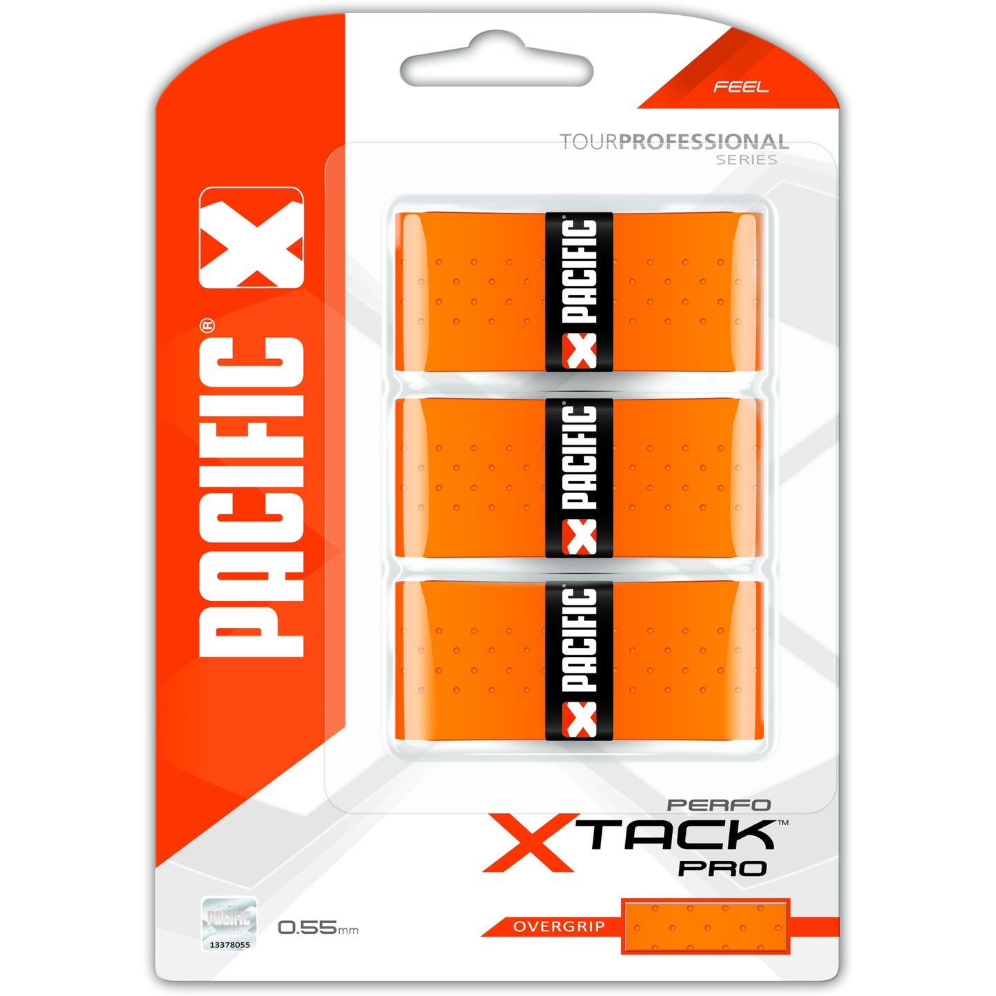 Pacific X Tack Pro Perfo Confezione Da 3-Arancione Pacific X Tack Pro Perfo Confezione Da 3-Arancione