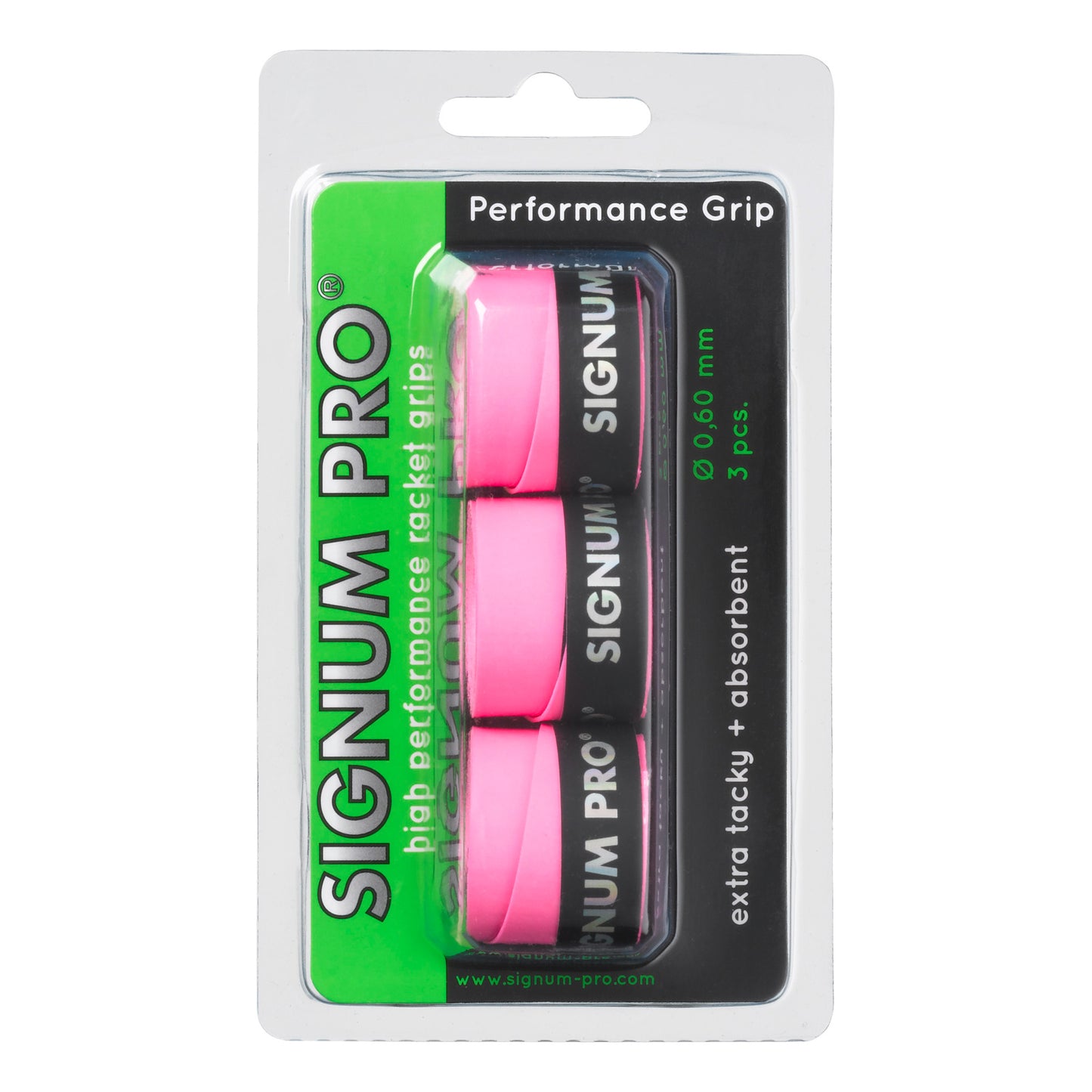 Signum Pro Performance Grip Confezione da 3 - rosa Signum Pro Performance Grip Confezione da 3 - rosa
