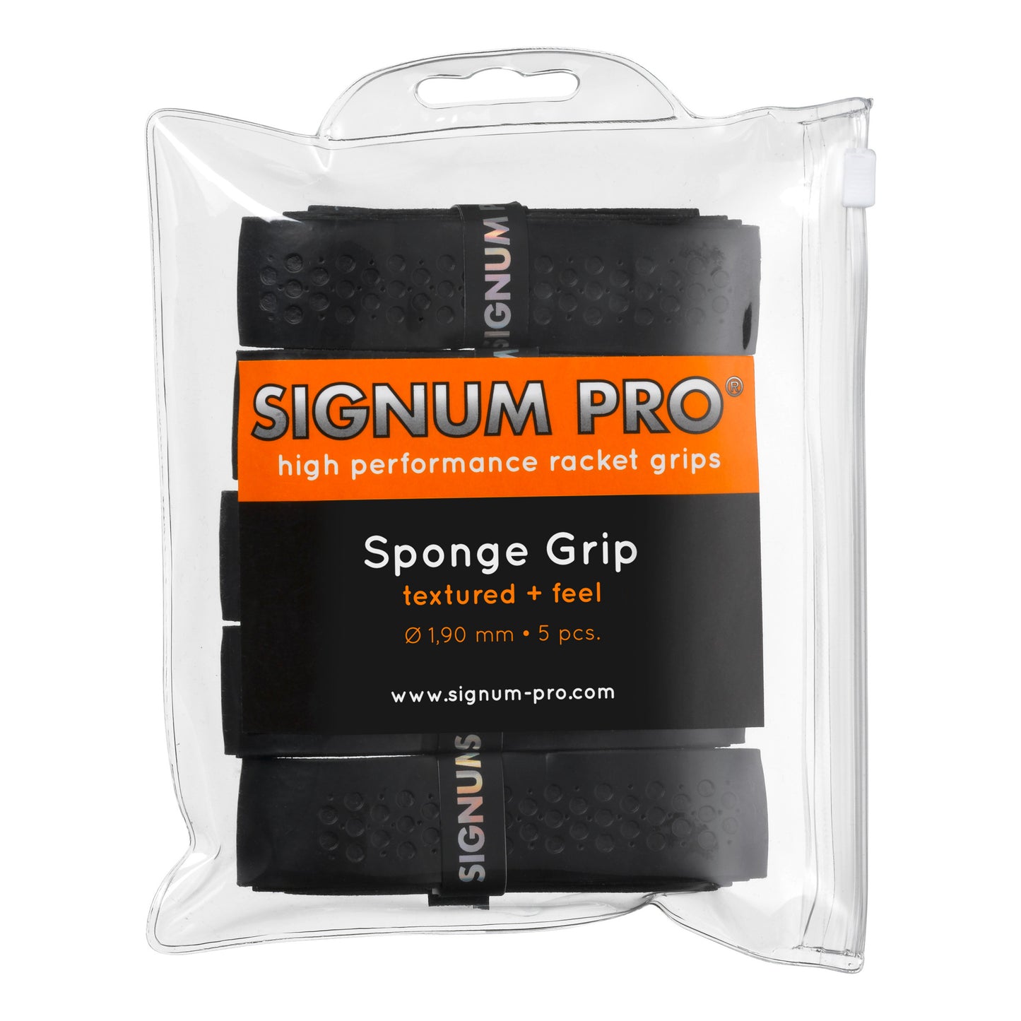 Signum Pro Sponge Grip Confezione Da 5-Nero Signum Pro Sponge Grip Confezione Da 5-Nero