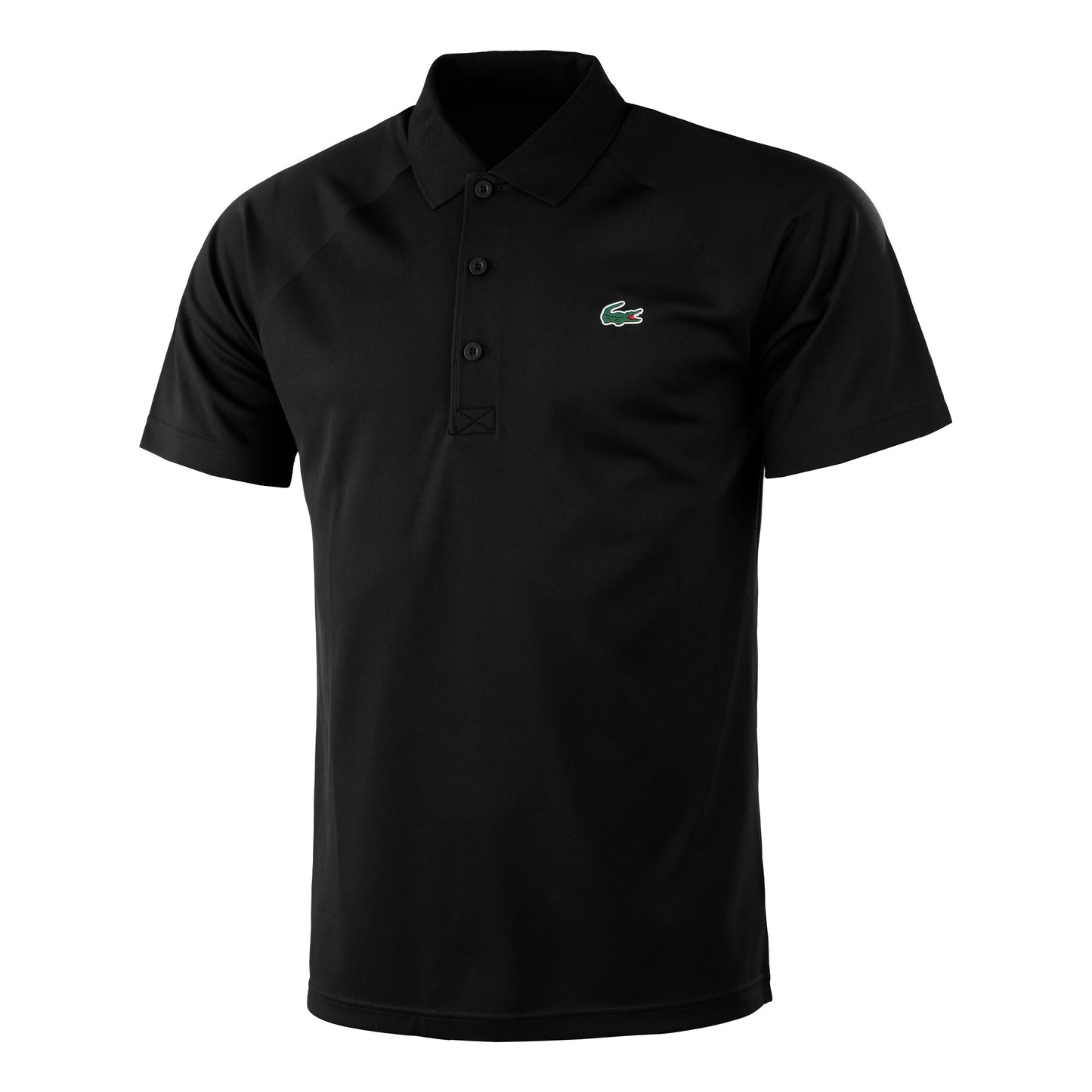 Lacoste Tennis Polo Uomini-Nero Lacoste Tennis Polo Uomini-Nero