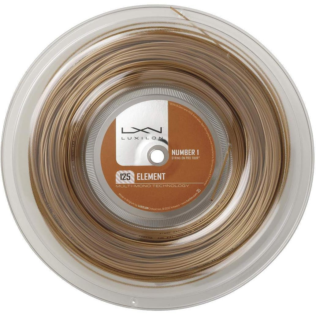 Luxilon Element Bronze Rotolo Di Corde 200m-Bronzo Luxilon Element Bronze Rotolo Di Corde 200m-Bronzo