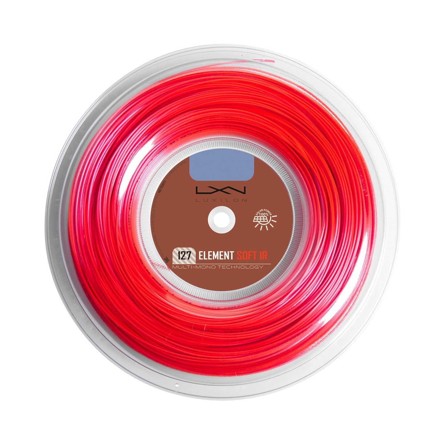 Luxilon Element IR Soft Rotolo Di Corde 200m-Rosso Luxilon Element IR Soft Rotolo Di Corde 200m-Rosso