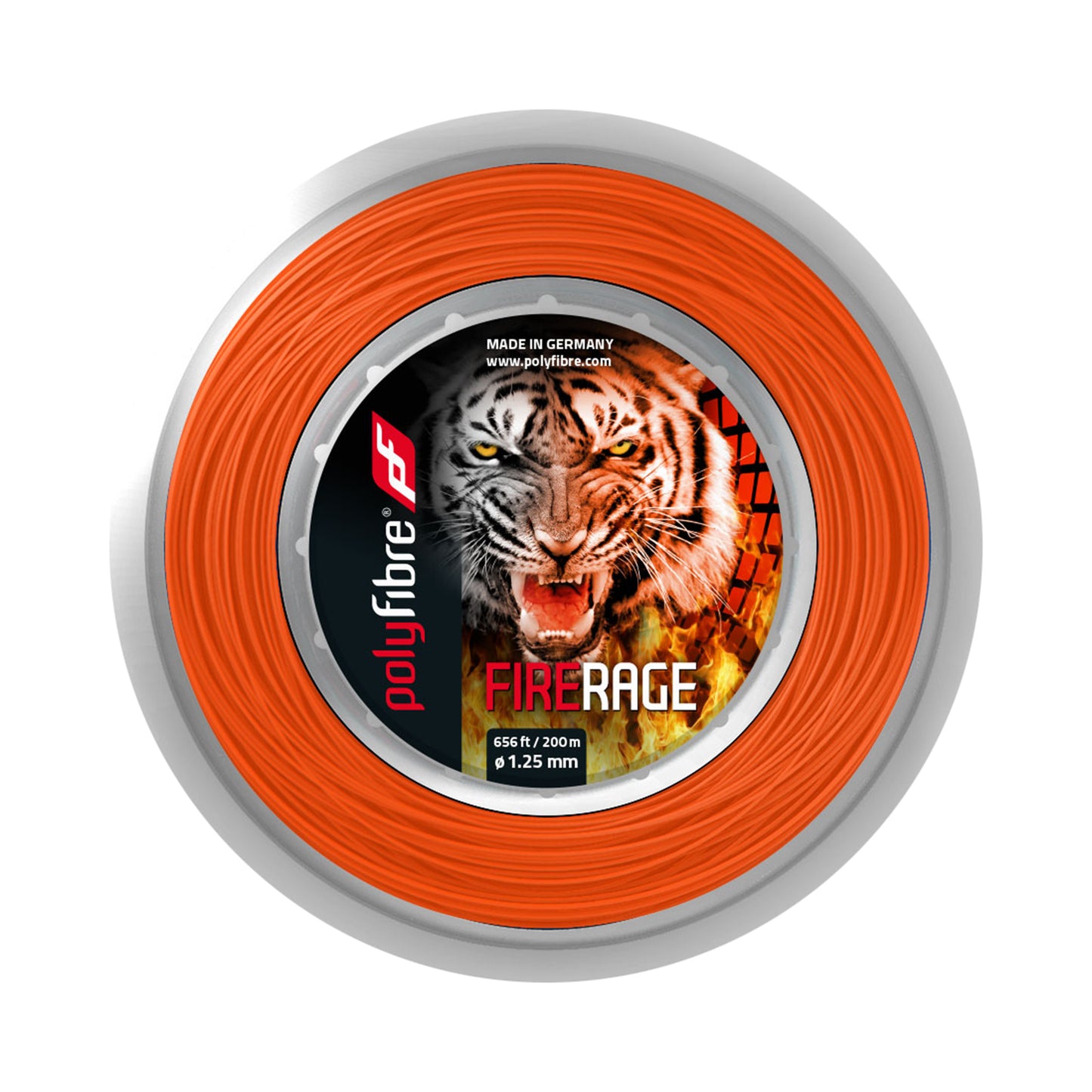 Polyfibre Fire Rage 200m Rotolo Di Corde-Rosso Polyfibre Fire Rage 200m Rotolo Di Corde-Rosso