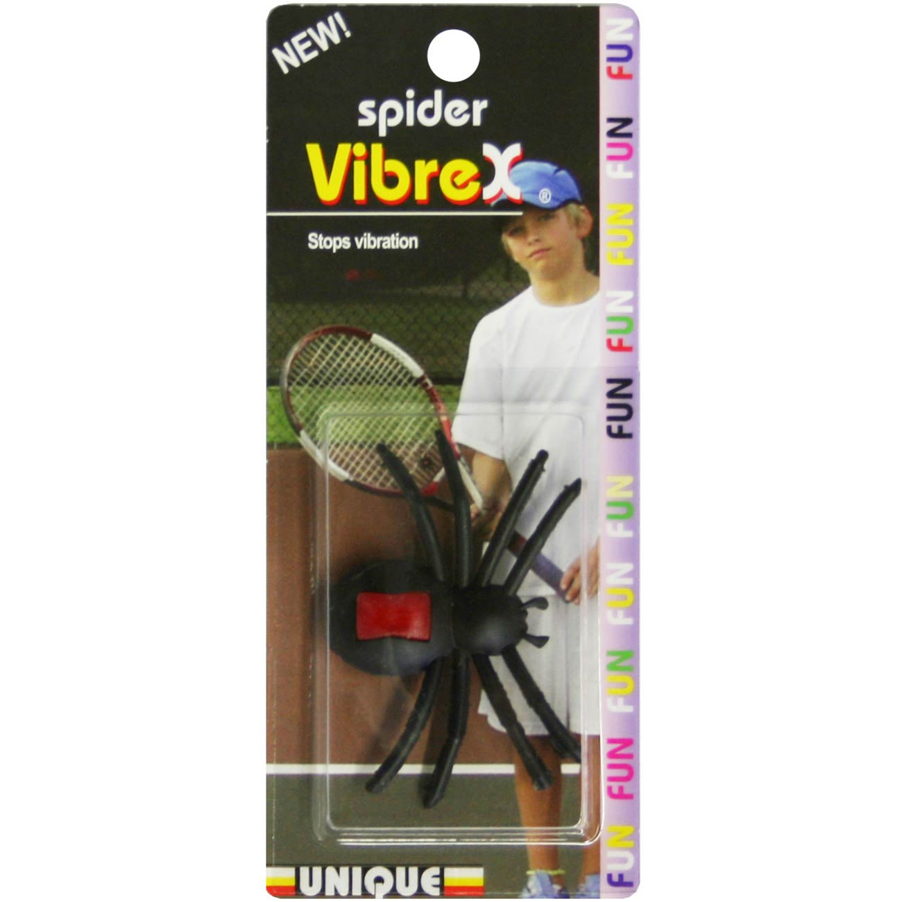 Tourna Spider Vibrex Antivibrazioni Confezione Da 1-Nero Tourna Spider Vibrex Antivibrazioni Confezione Da 1-Nero