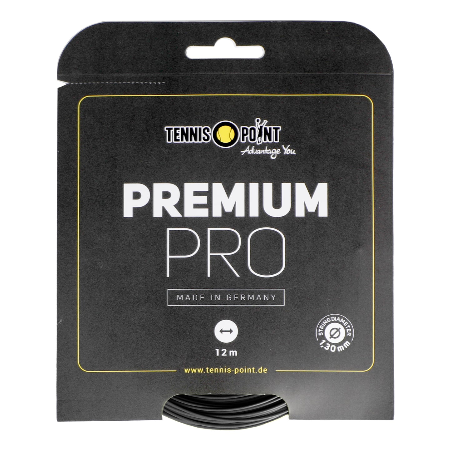 Tennis-Point Premium Pro Set Di Corde 12m-Nero Tennis-Point Premium Pro Set Di Corde 12m-Nero