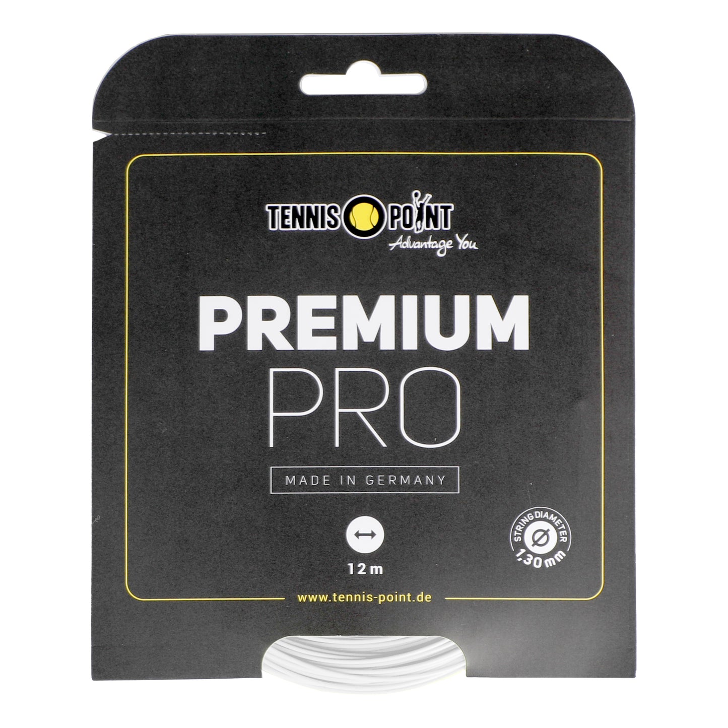 Tennis-Point Premium Pro Set Di Corde 12m-Bianco Tennis-Point Premium Pro Set Di Corde 12m-Bianco