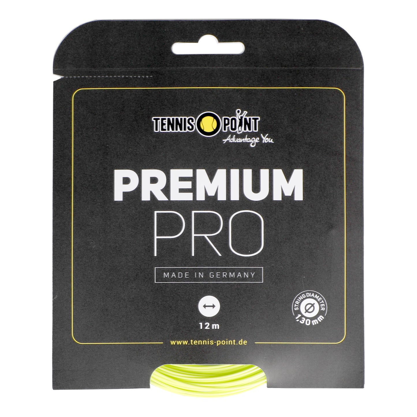 Tennis-Point Premium Pro Set Di Corde 12m-Lime Tennis-Point Premium Pro Set Di Corde 12m-Lime