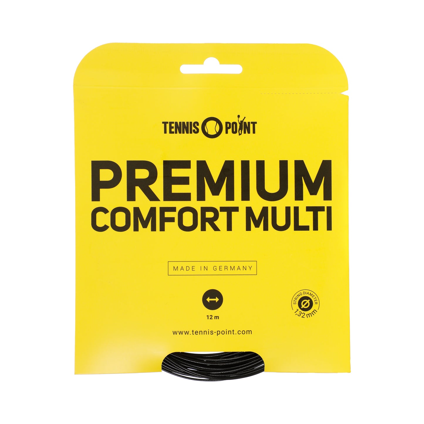 Tennis-Point Premium Comfort Multi Set Di Corde 12m-Nero Tennis-Point Premium Comfort Multi Set Di Corde 12m-Nero