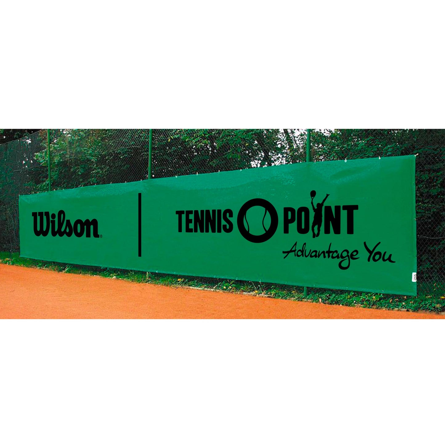 Tennis-Point Wilson 12x2m Telo Oscurante-Verde Tennis-Point Wilson 12x2m Telo Oscurante-Verde