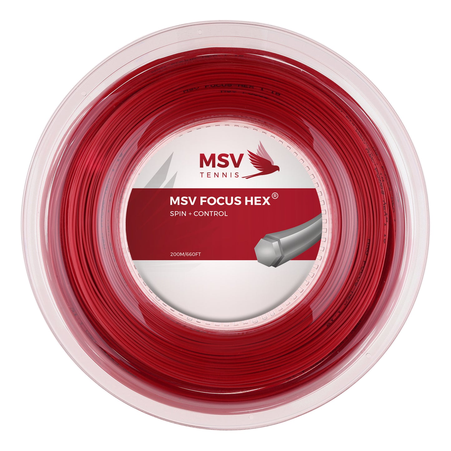 MSV Focus-HEX Rotolo Di Corde 200m-Rosso MSV Focus-HEX Rotolo Di Corde 200m-Rosso
