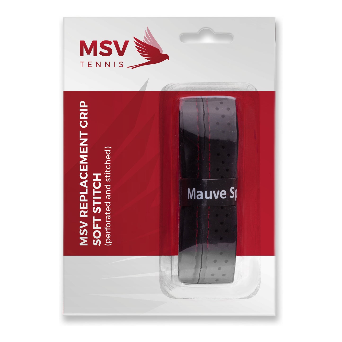 MSV Basic Grip Soft-Stich Perforated And Stitched Confezione Da 1-Nero MSV Basic Grip Soft-Stich Perforated And Stitched Confezione Da 1-Nero