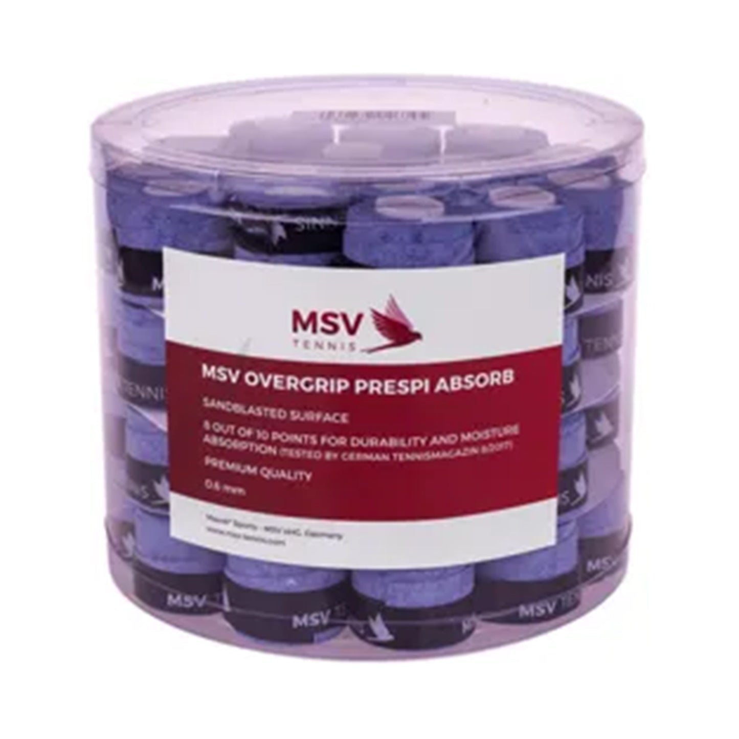 MSV Overgrip Prespi Confezione Da 60-Blu Chiaro MSV Overgrip Prespi Confezione Da 60-Blu Chiaro