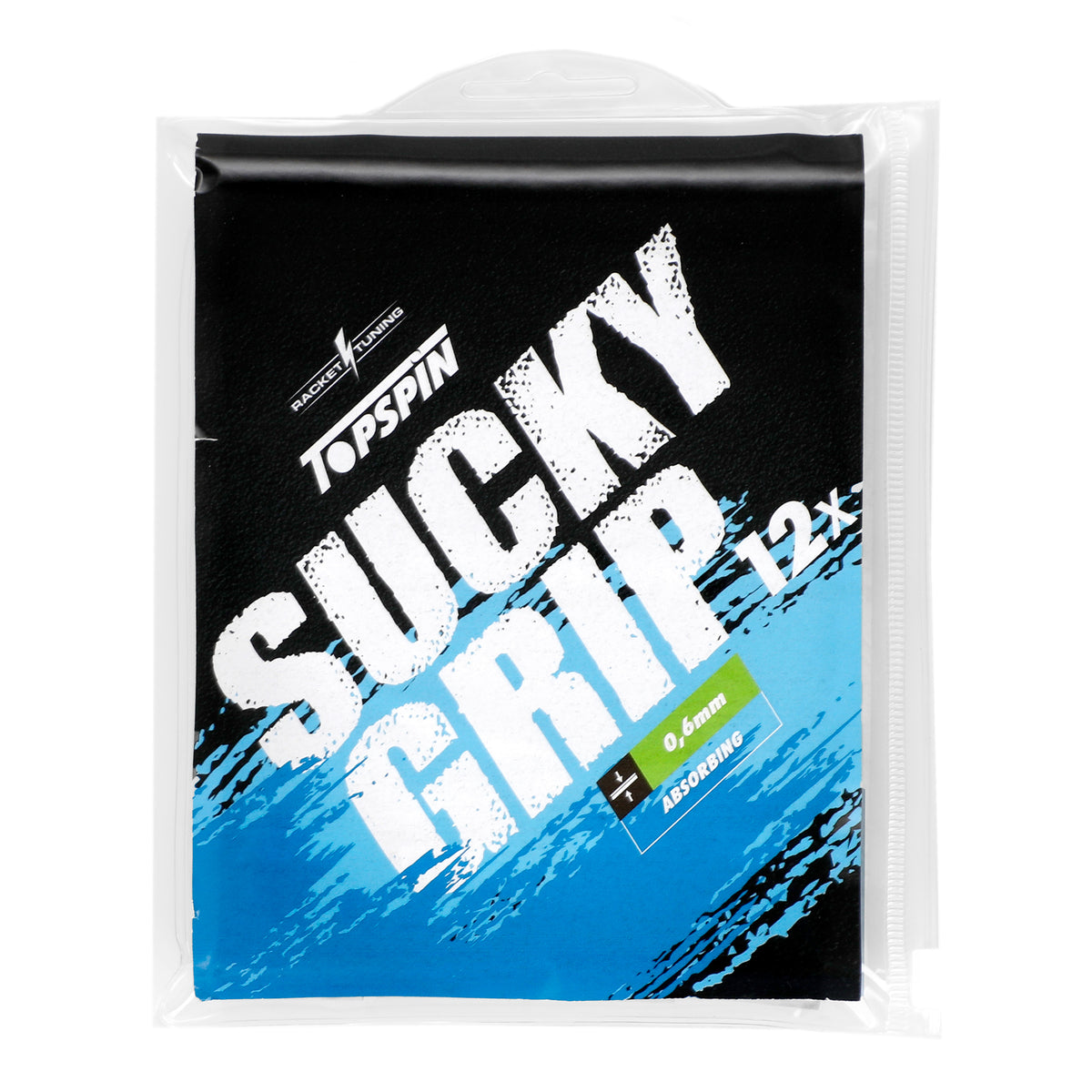 Topspin Sucky Grip Confezione Da 12-Grigio Topspin Sucky Grip Confezione Da 12-Grigio