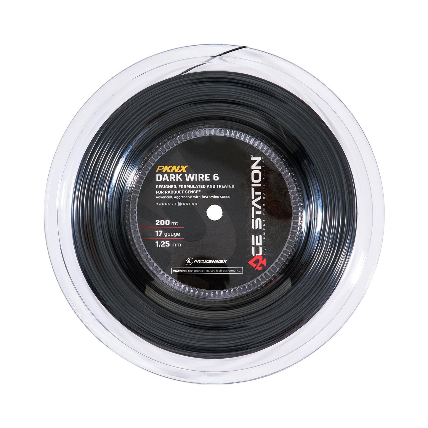 PROKENNEX Dark Wire 6 Rotolo Di Corde 200m-Nero PROKENNEX Dark Wire 6 Rotolo Di Corde 200m-Nero