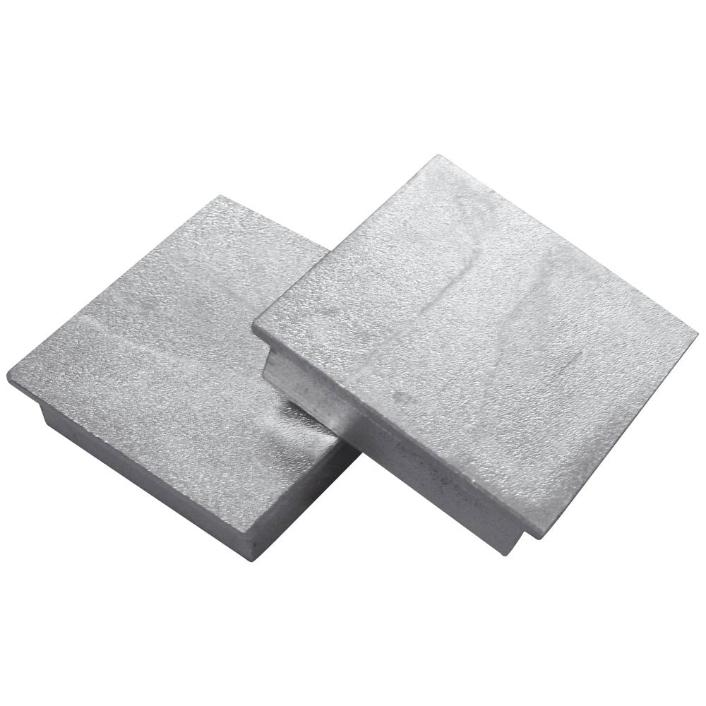 Tegra Copertura Per Sostegno Da Terra Per Rete In Confezione Doppia,Quadrato-Argento Tegra Copertura Per Sostegno Da Terra Per Rete In Confezione Doppia,Quadrato-Argento