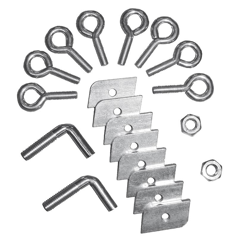Tegra Set Di Viti Per Paletti Da Tennis-Argento Tegra Set Di Viti Per Paletti Da Tennis-Argento