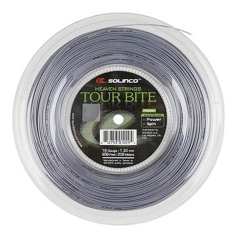 Solinco Tour Bite Rotolo Di Corde 100m-Argento Solinco Tour Bite Rotolo Di Corde 100m-Argento