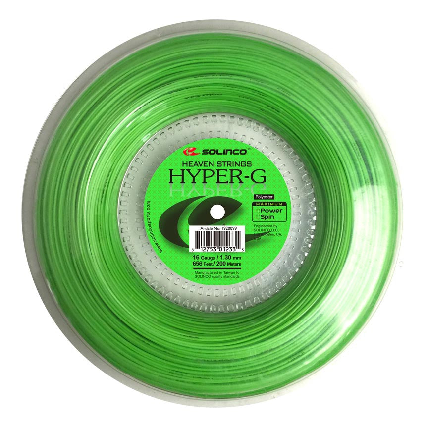 Solinco Hyper-G Rotolo Di Corde 100m-Verde Solinco Hyper-G Rotolo Di Corde 100m-Verde