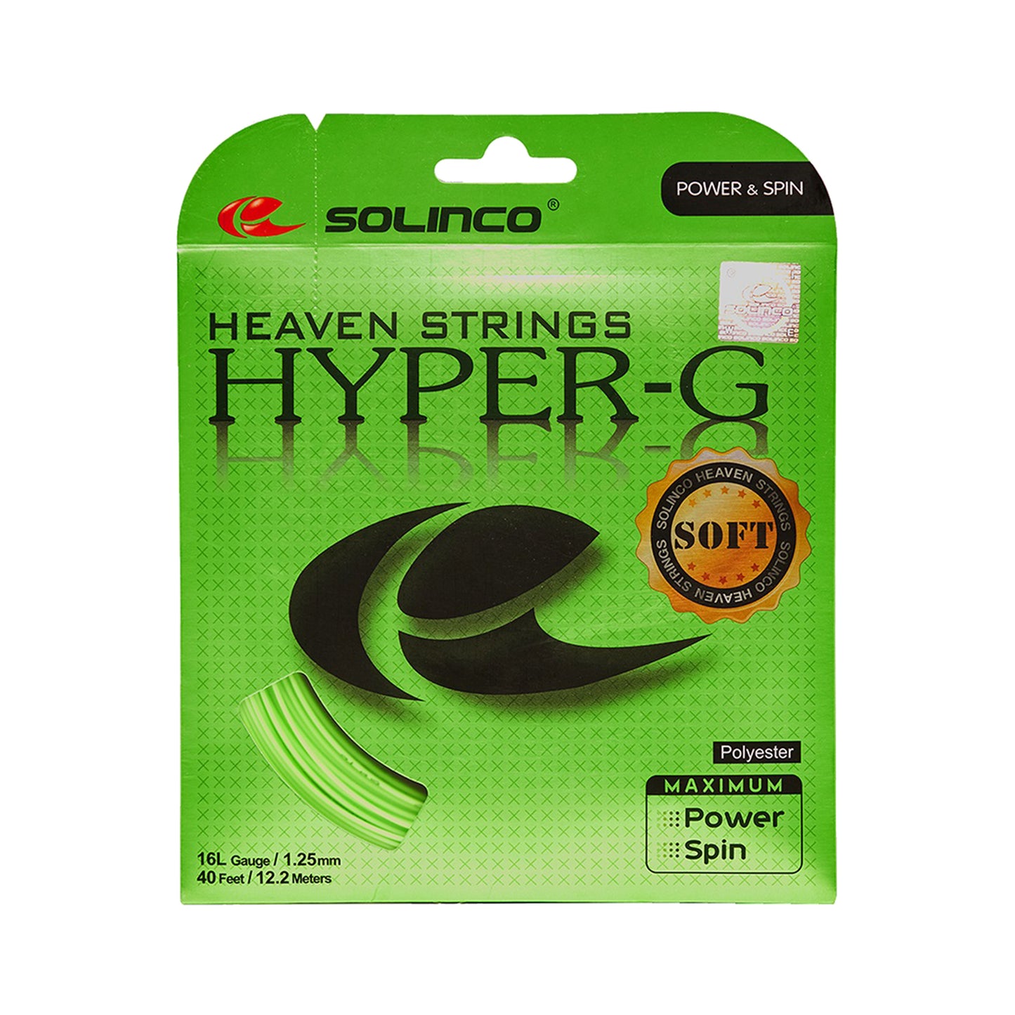 Solinco Hyper-G Soft Set Di Corde 12,2m-Verde Solinco Hyper-G Soft Set Di Corde 12,2m-Verde