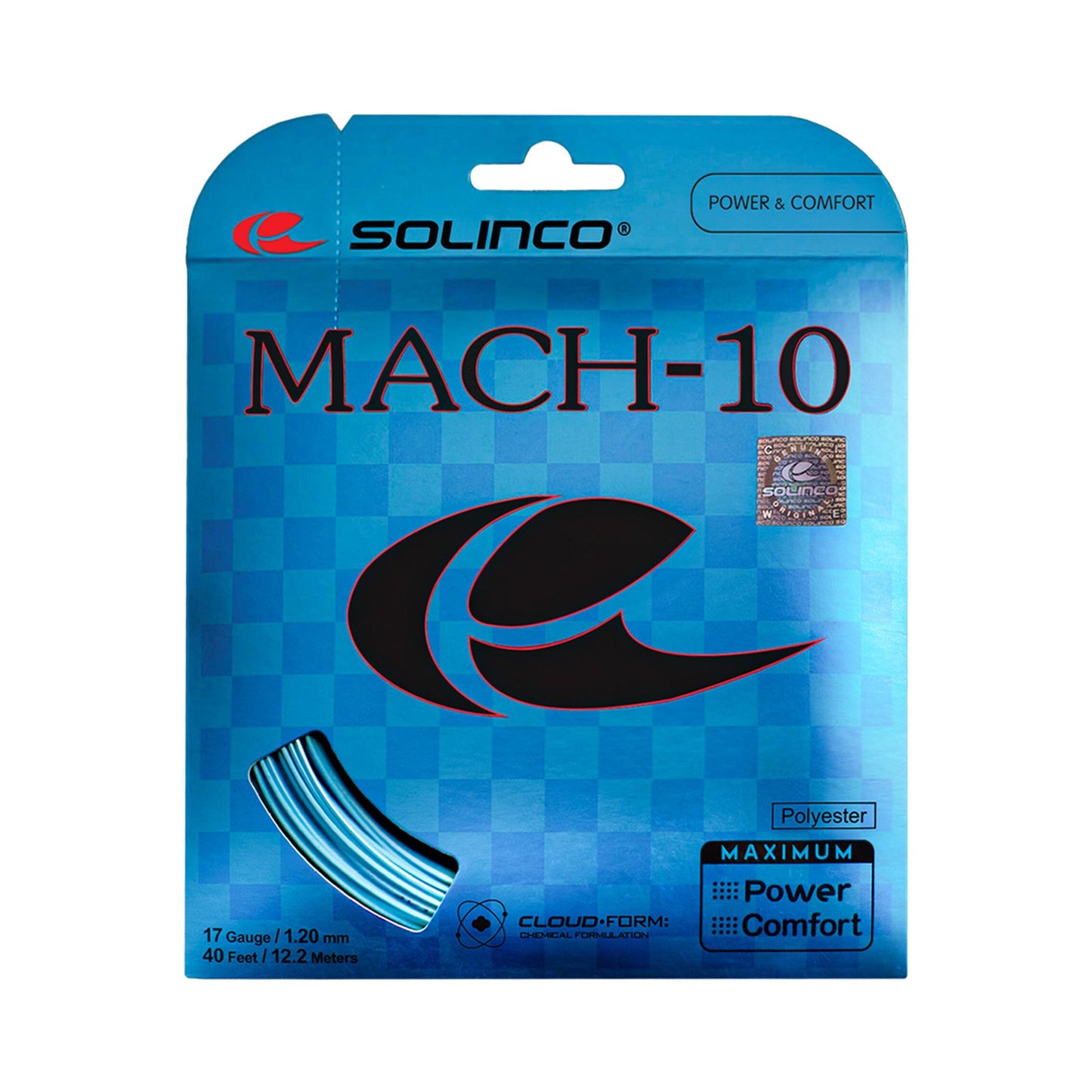 Solinco Mach 10 Set Di Corde-Blu Solinco Mach 10 Set Di Corde-Blu
