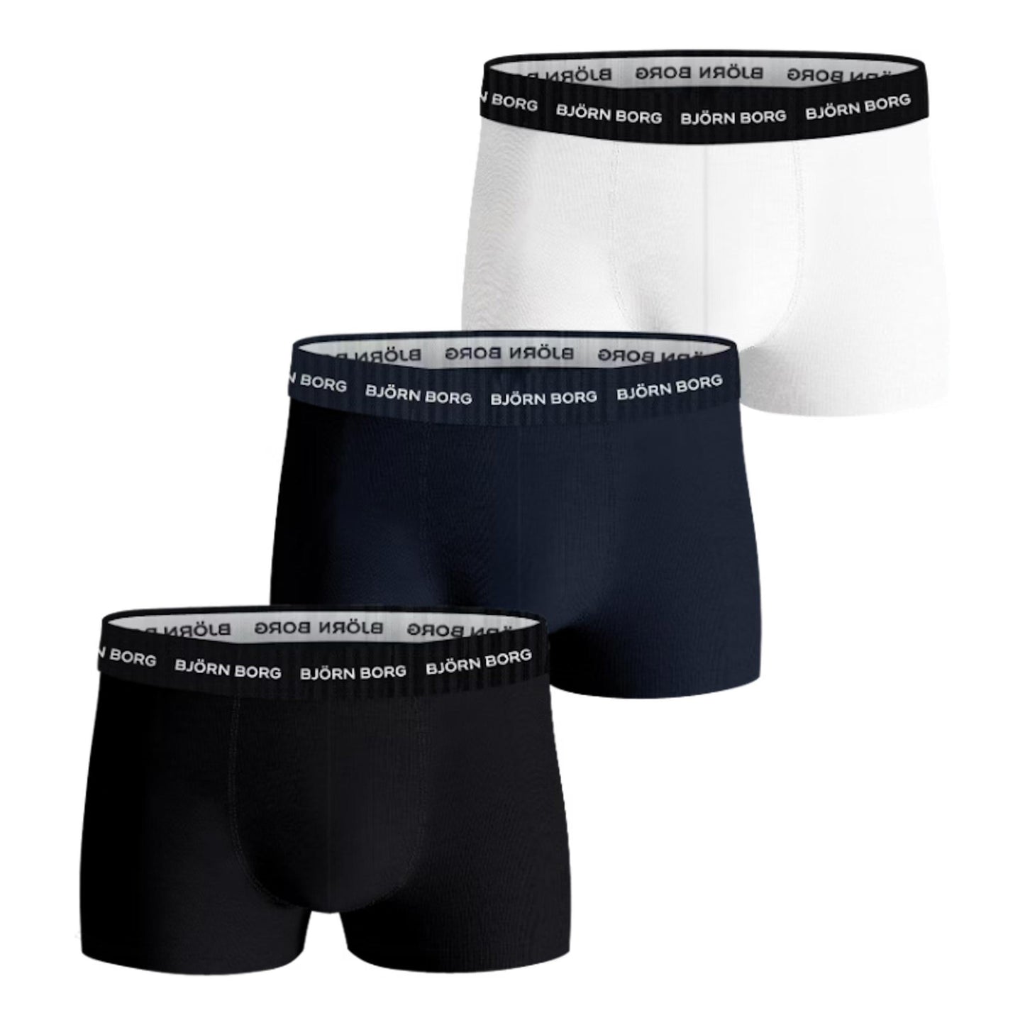 Björn Borg Cotton Stretch Trunk Boxer Confezione da 3 Uomini - multicolore Björn Borg Cotton Stretch Trunk Boxer Confezione da 3 Uomini - multicolore